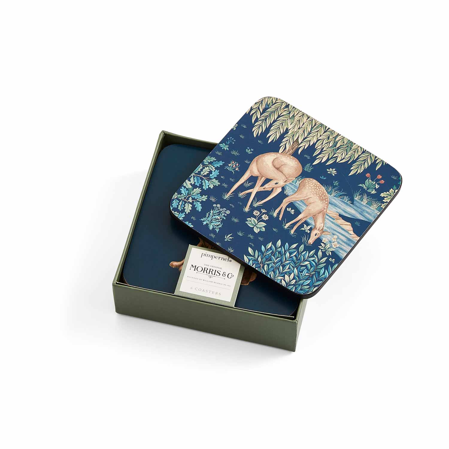 Wightwick Coasters S/6 (m) 10.5 x 10.5cm Boxed Set