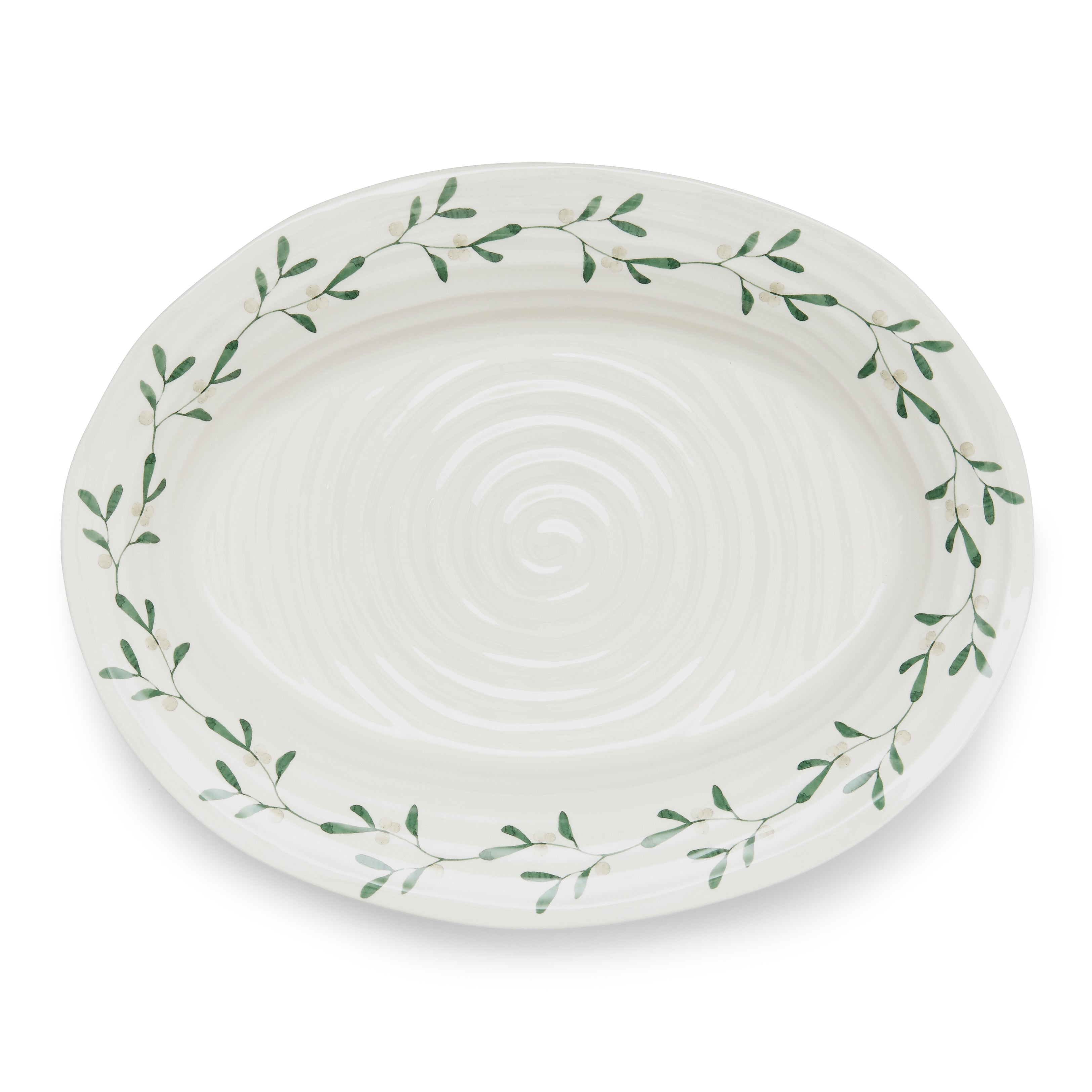 Sophie Conran for Portmeirion Mistletoe  Oval Platter 37 x 30cm Single