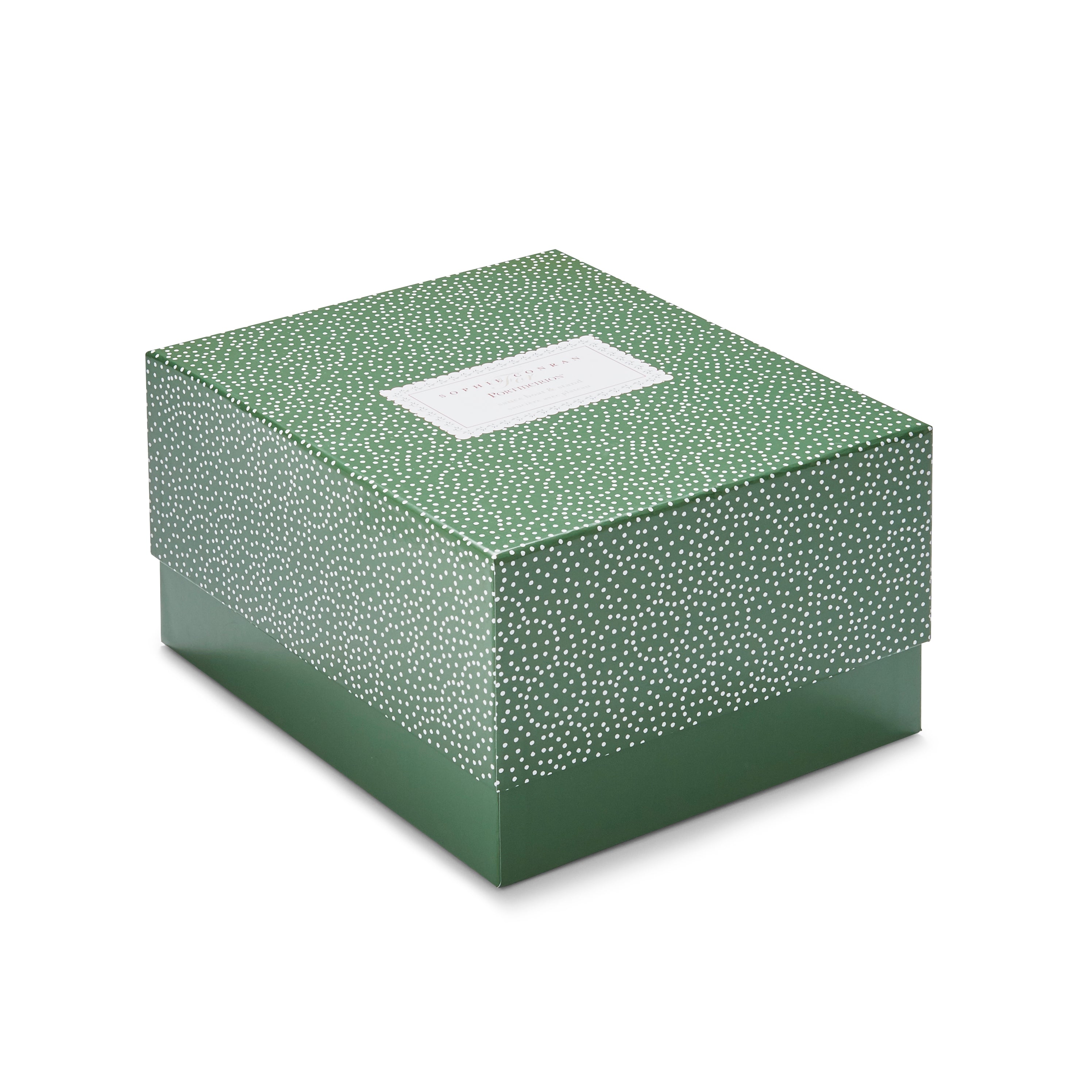 Sophie Conran for Portmeirion Mistletoe Sauce Boat & Stand Sauce Boat - 0.55L, Stand - 22cm Boxed Set