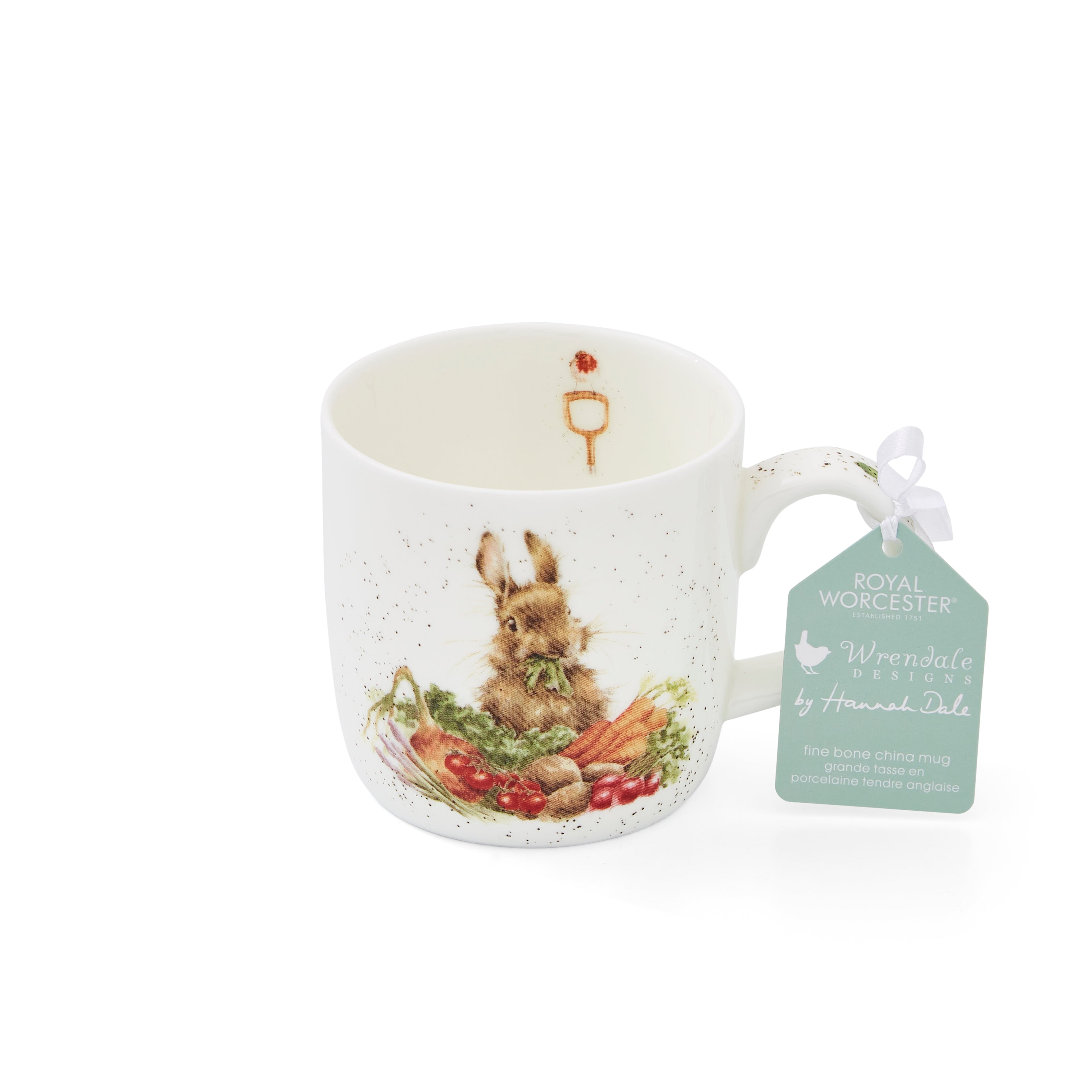 Royal Worcester Wrendale Designs Grow your Own (Rabbit) 0.31L Set of 6