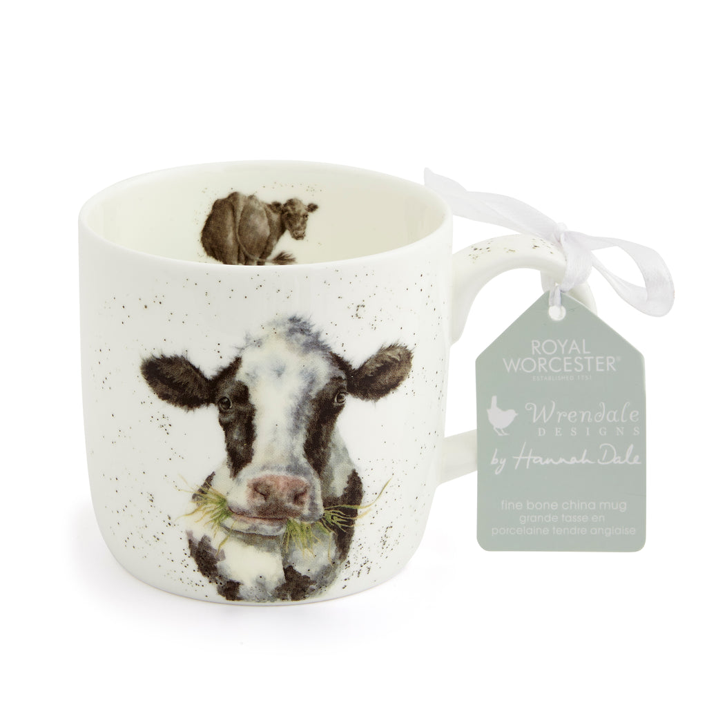 Royal Worcester Wrendale Designs Mooo (Cow) 0.31L Set of 6