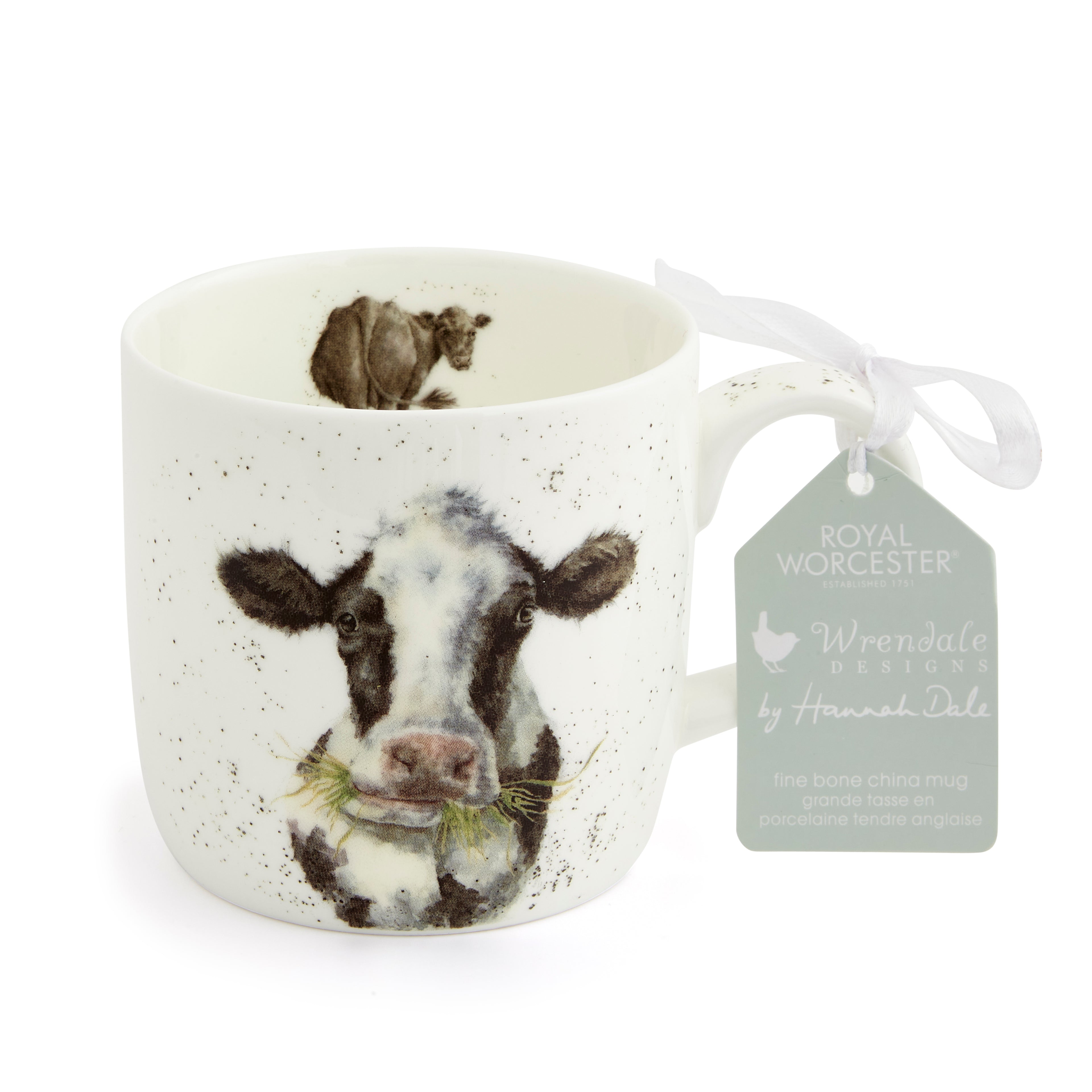 Royal Worcester Wrendale Designs Mooo (Cow) 0.31L Set of 6
