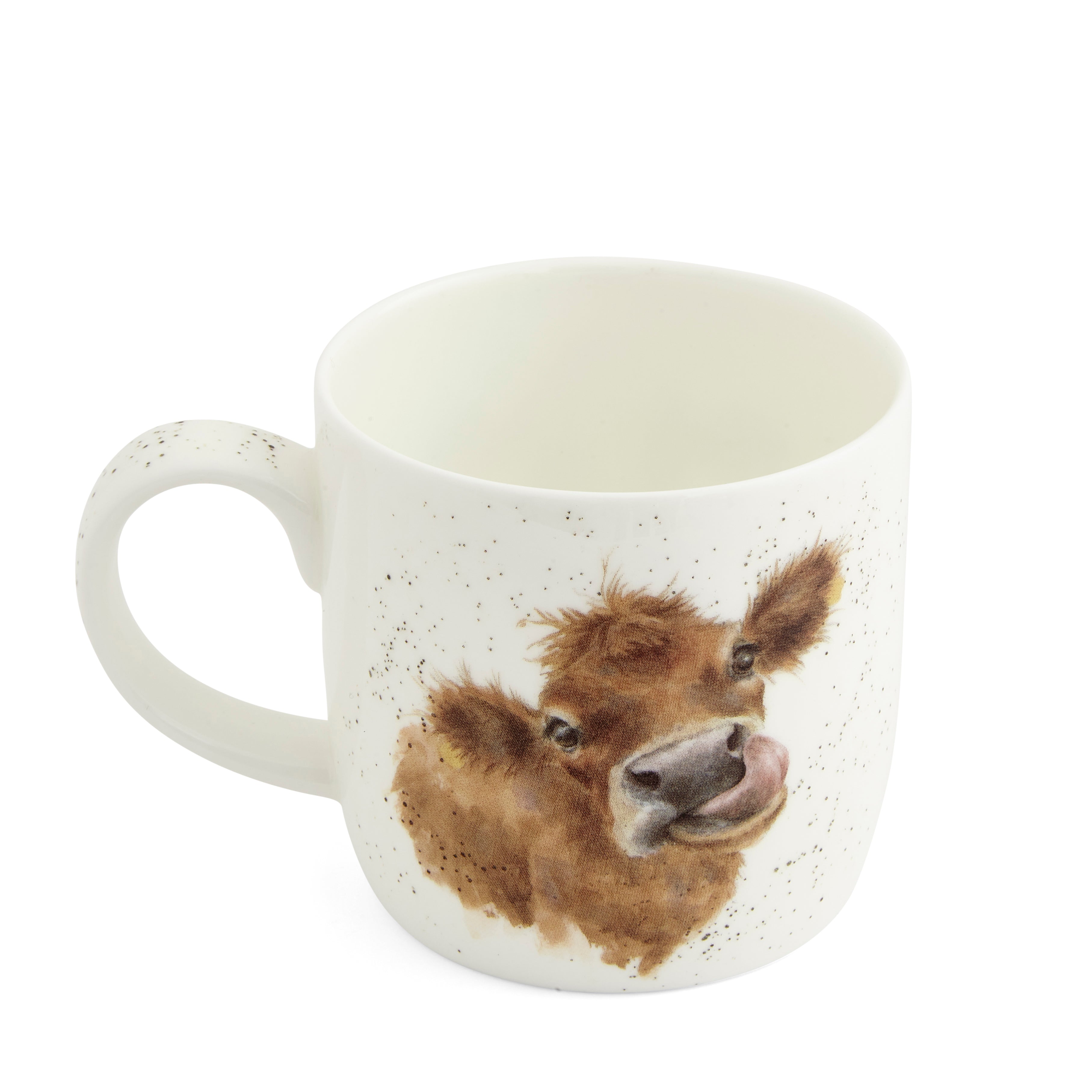 Royal Worcester Wrendale Designs Mooo (Cow) 0.31L Set of 6