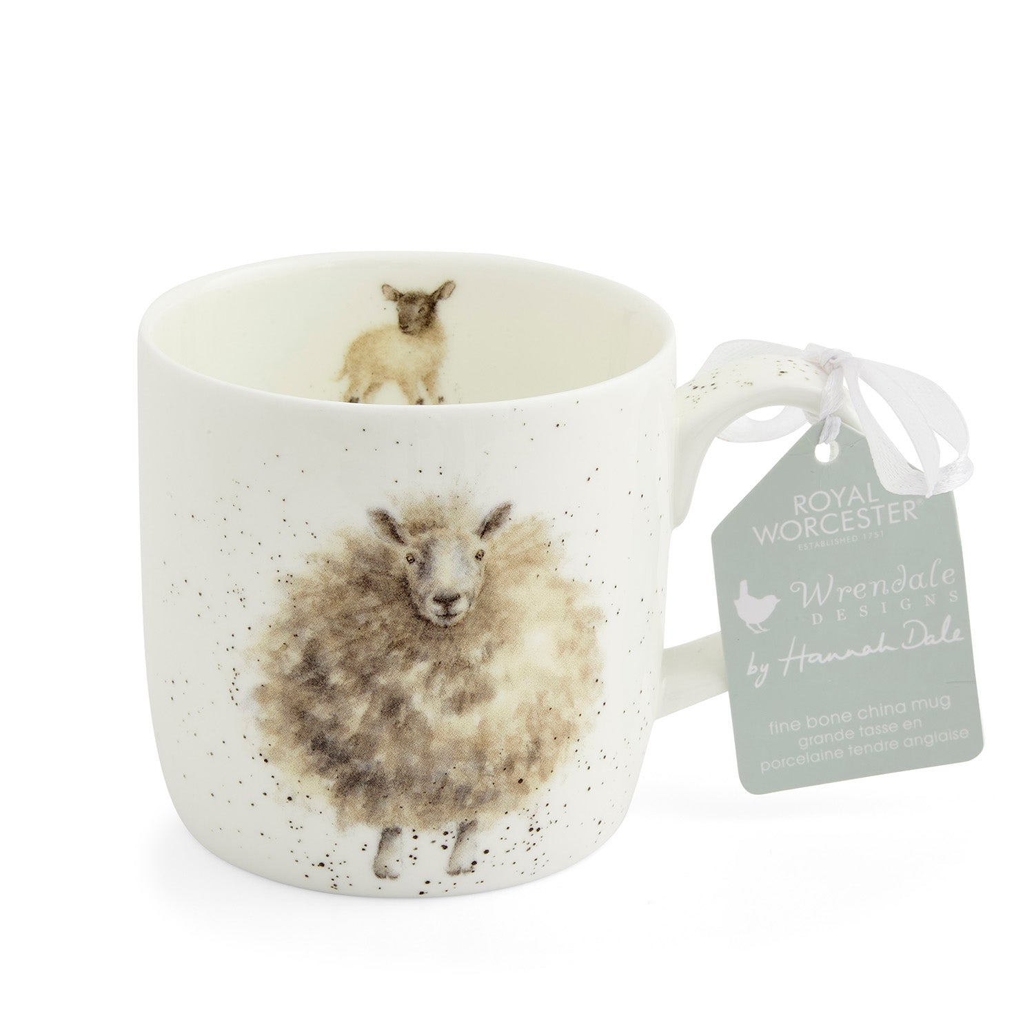 Royal Worcester Wrendale Designs The Woolly Jumper (Sheep) 0.31L Set of 6
