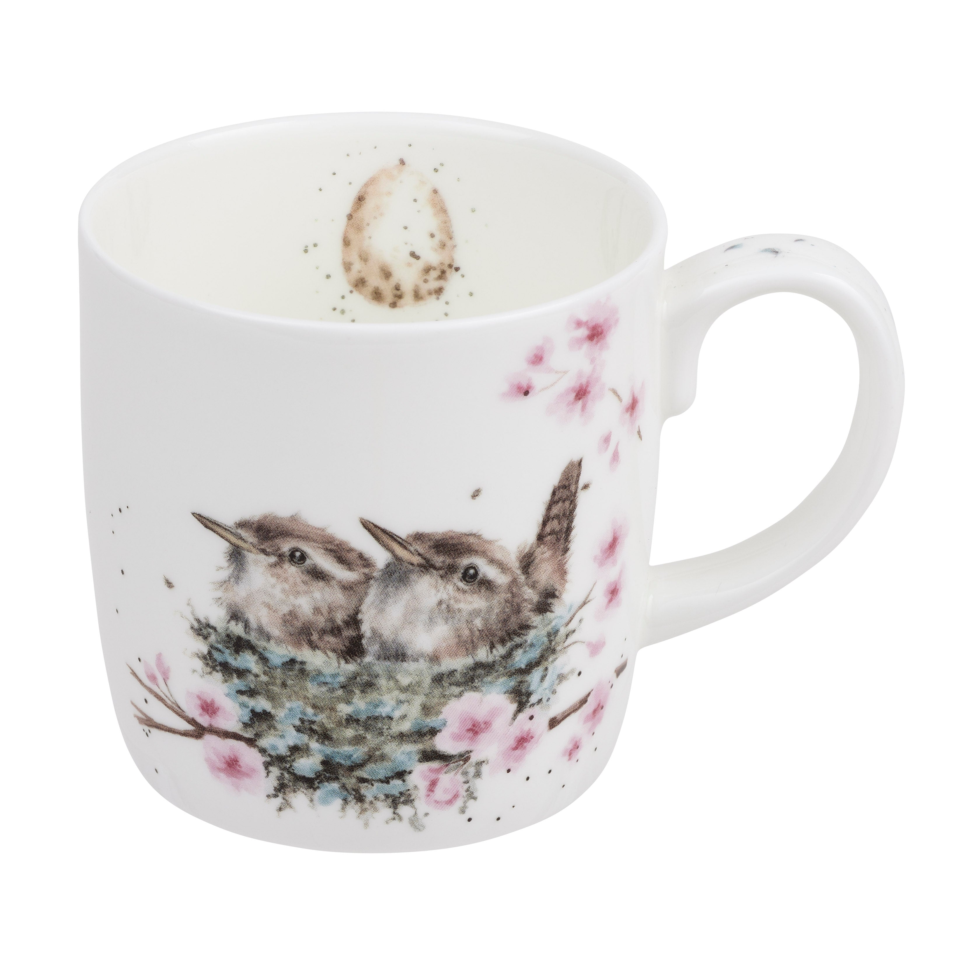 Royal Worcester Wrendale Designs Feather Your Nest (Wren) 0.31L Set of 6