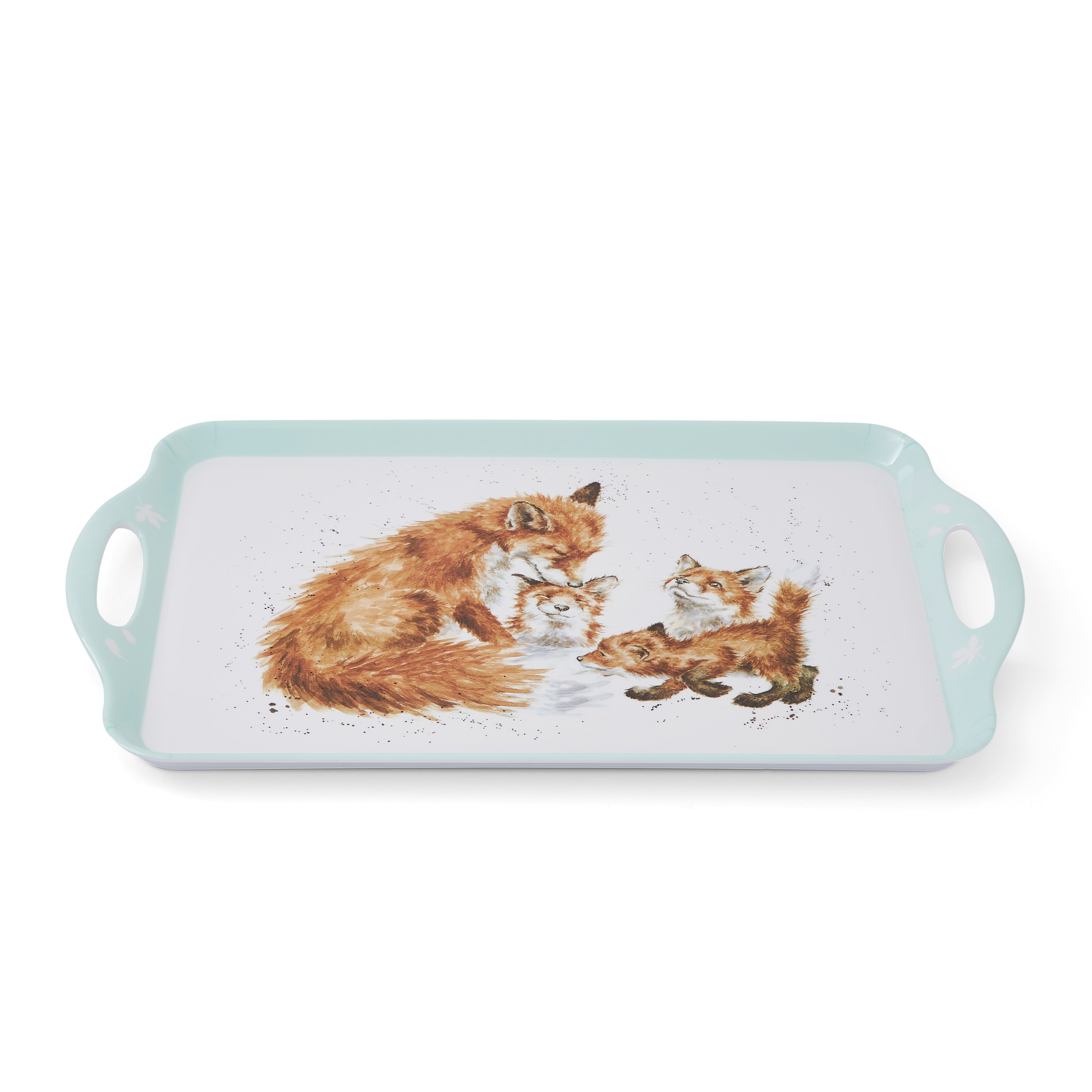 Wrendale Designs Large Handled Tray (Fox) 48 x 29.5cm Single