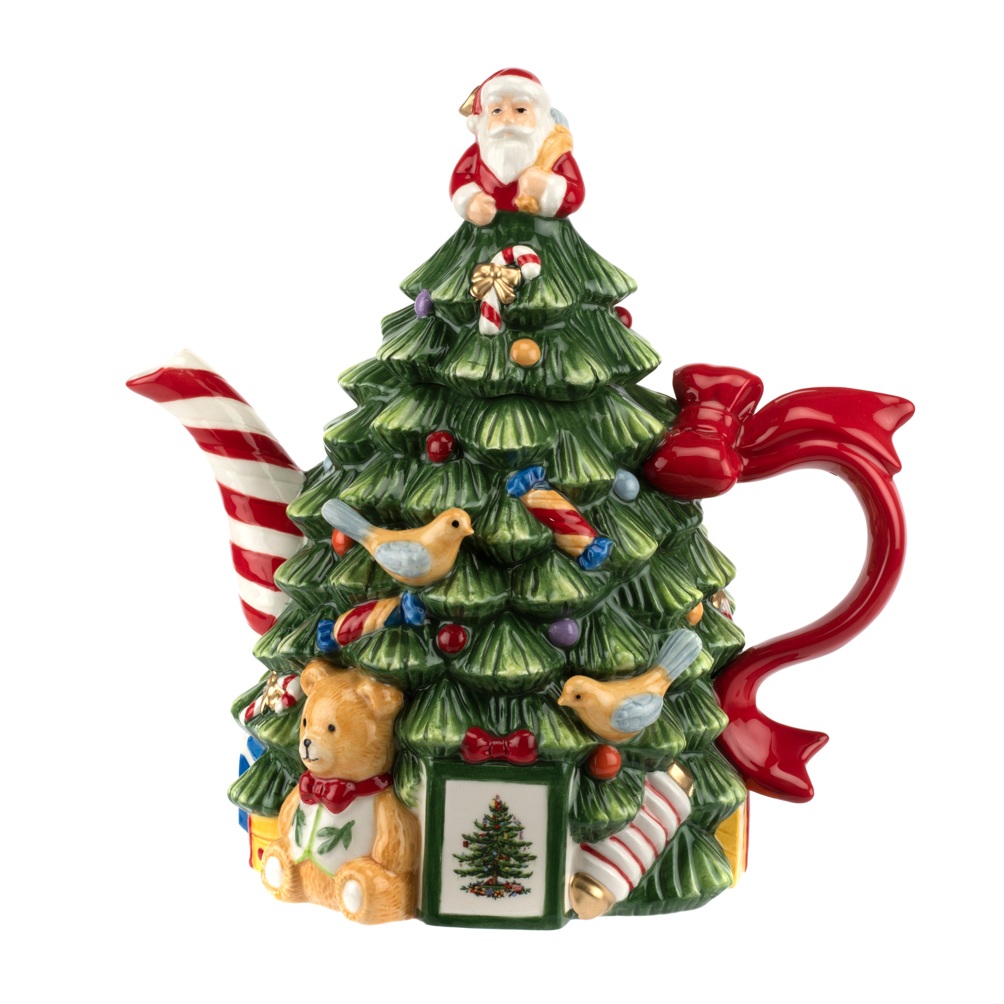 Christmas Tree Novelty Tree Teapot