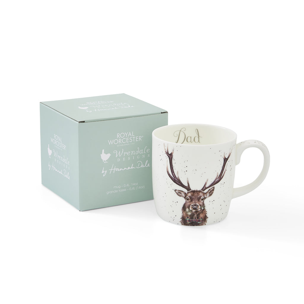 Wrendale Designs Dad (Stag) 0.40L Single