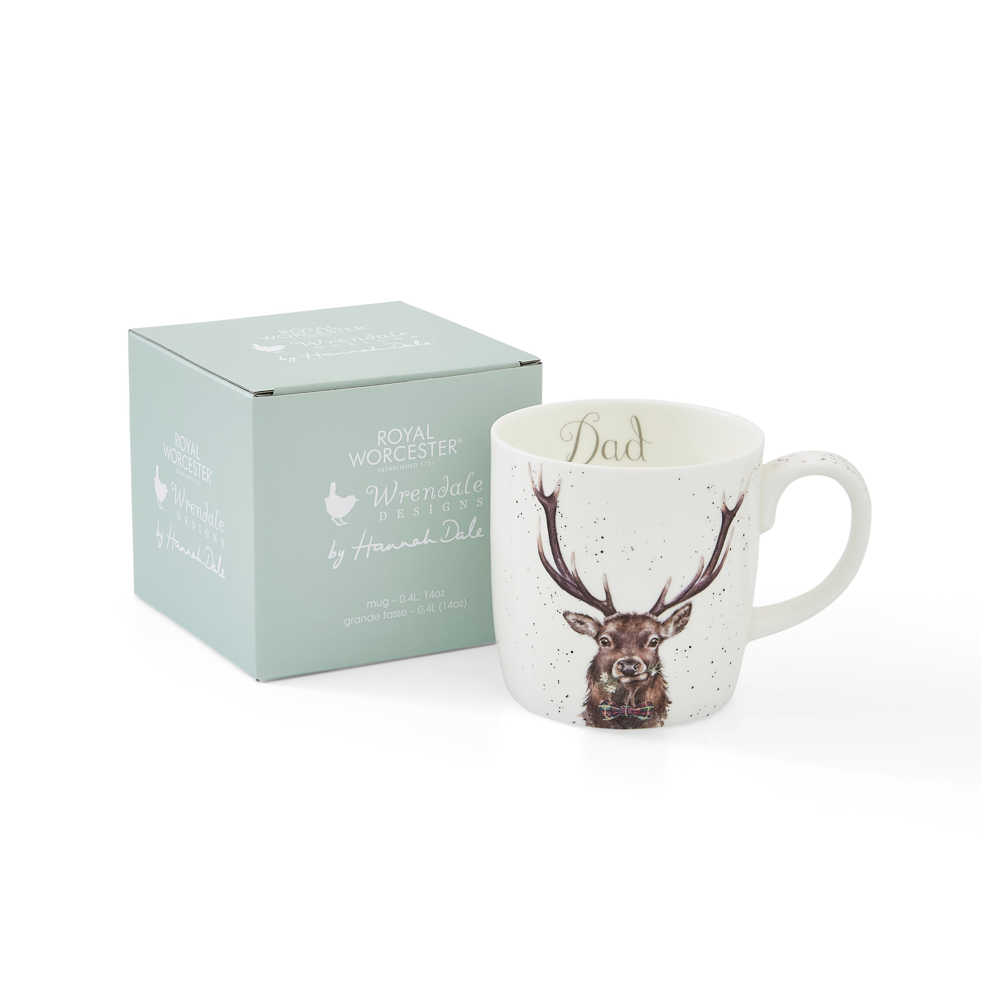 Wrendale Designs Dad (Stag) 0.40L Single