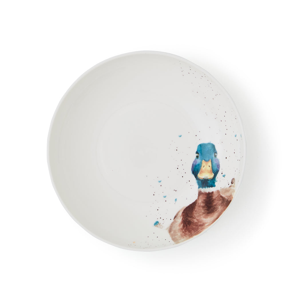 Wrendale Designs Pasta Bowls - Set of 4 (Duck, Mouse, Hare, Squirrel) 22cm Set of 4