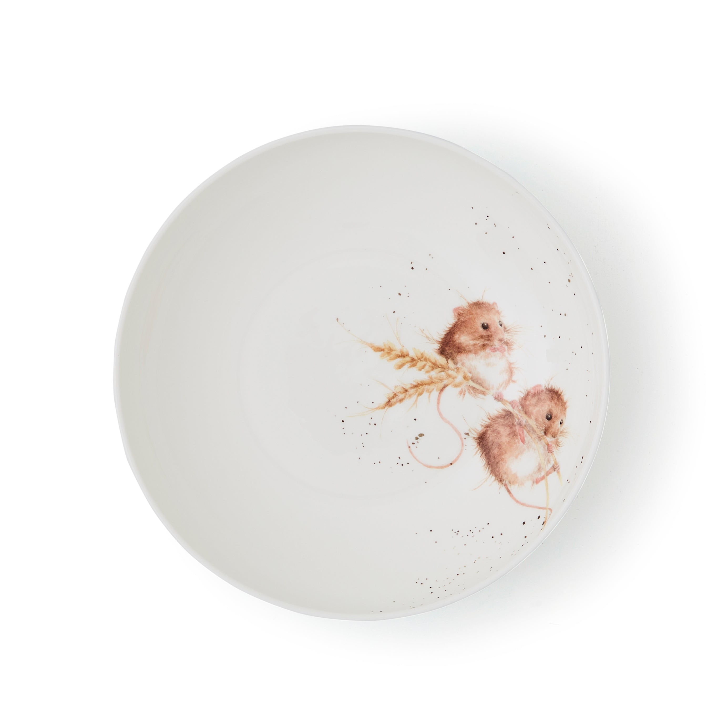 Wrendale Designs Pasta Bowls - Set of 4 (Duck, Mouse, Hare, Squirrel) 22cm Set of 4