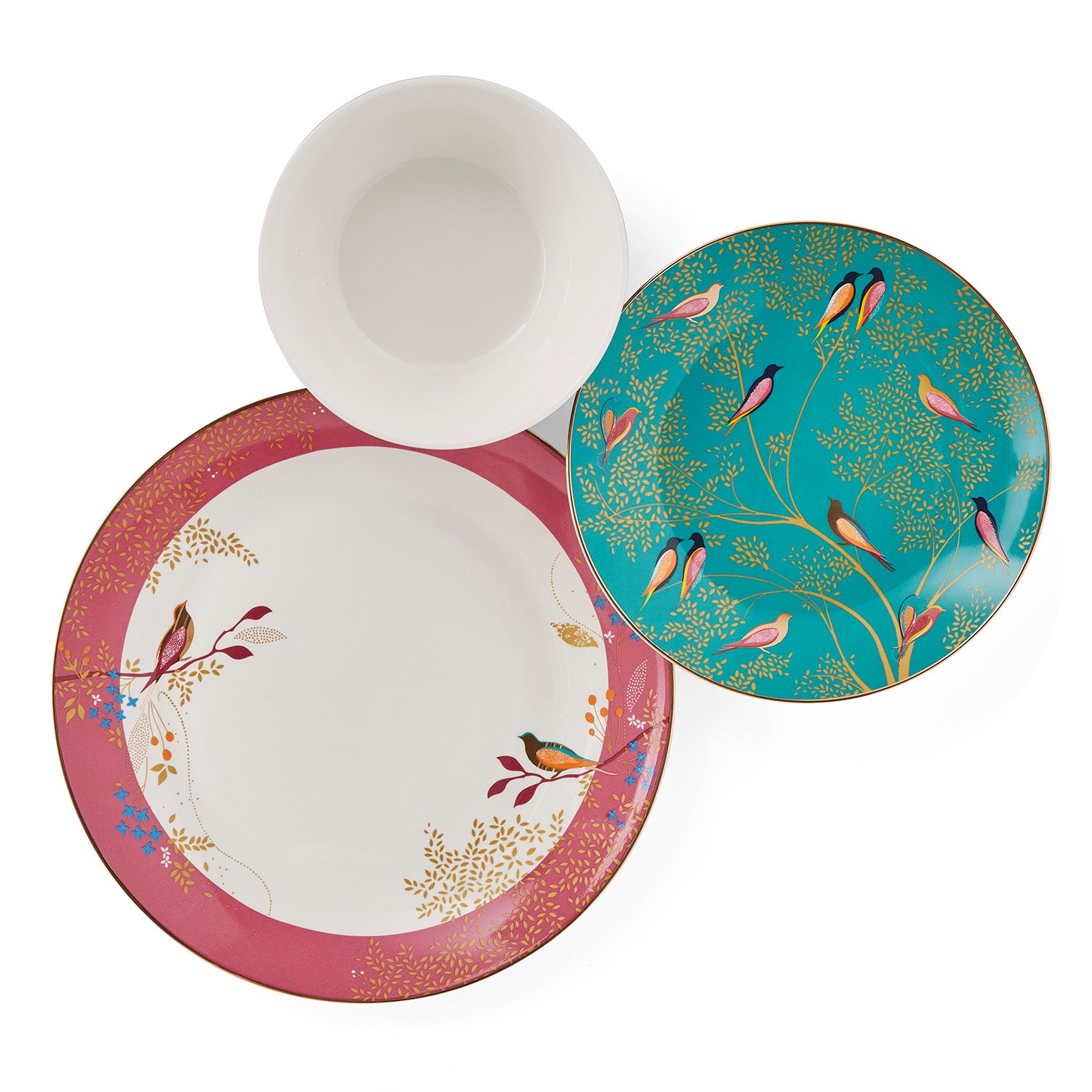 Sara Miller London Artisanne Noir Collection 12 Piece Set Plate - 28cm/11", Plate - 20cm/8"
Cereal - 15cm/6" Boxed Set