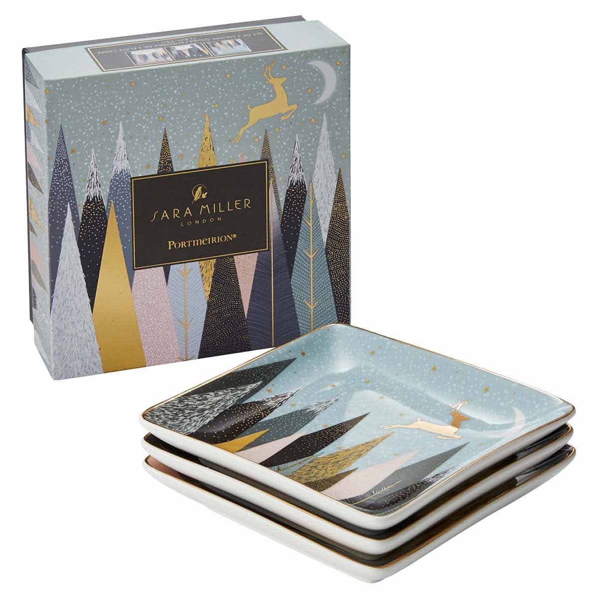 Square Dishes S/3 11.4cm Boxed Set