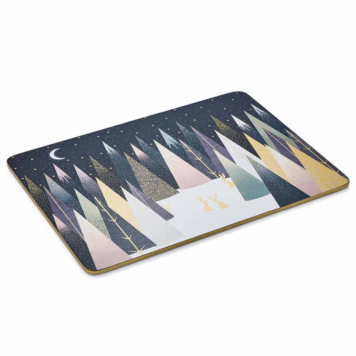 Frosted Pines Placemats S/4 (s) 30.5 x 23cm Boxed Set