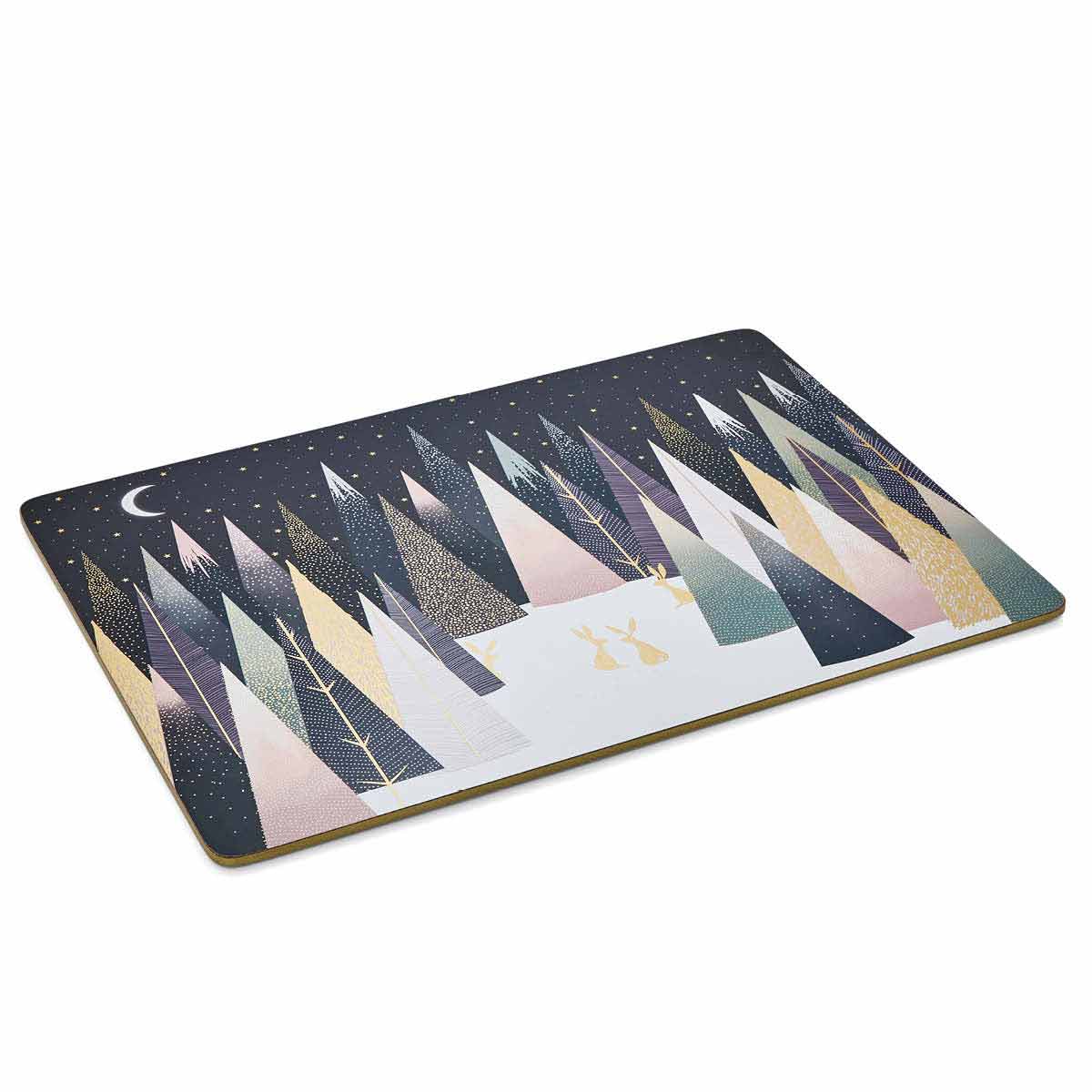 Frosted Pines Lg Placemats S/4 (s) 40.1 x 29.8cm Boxed Set