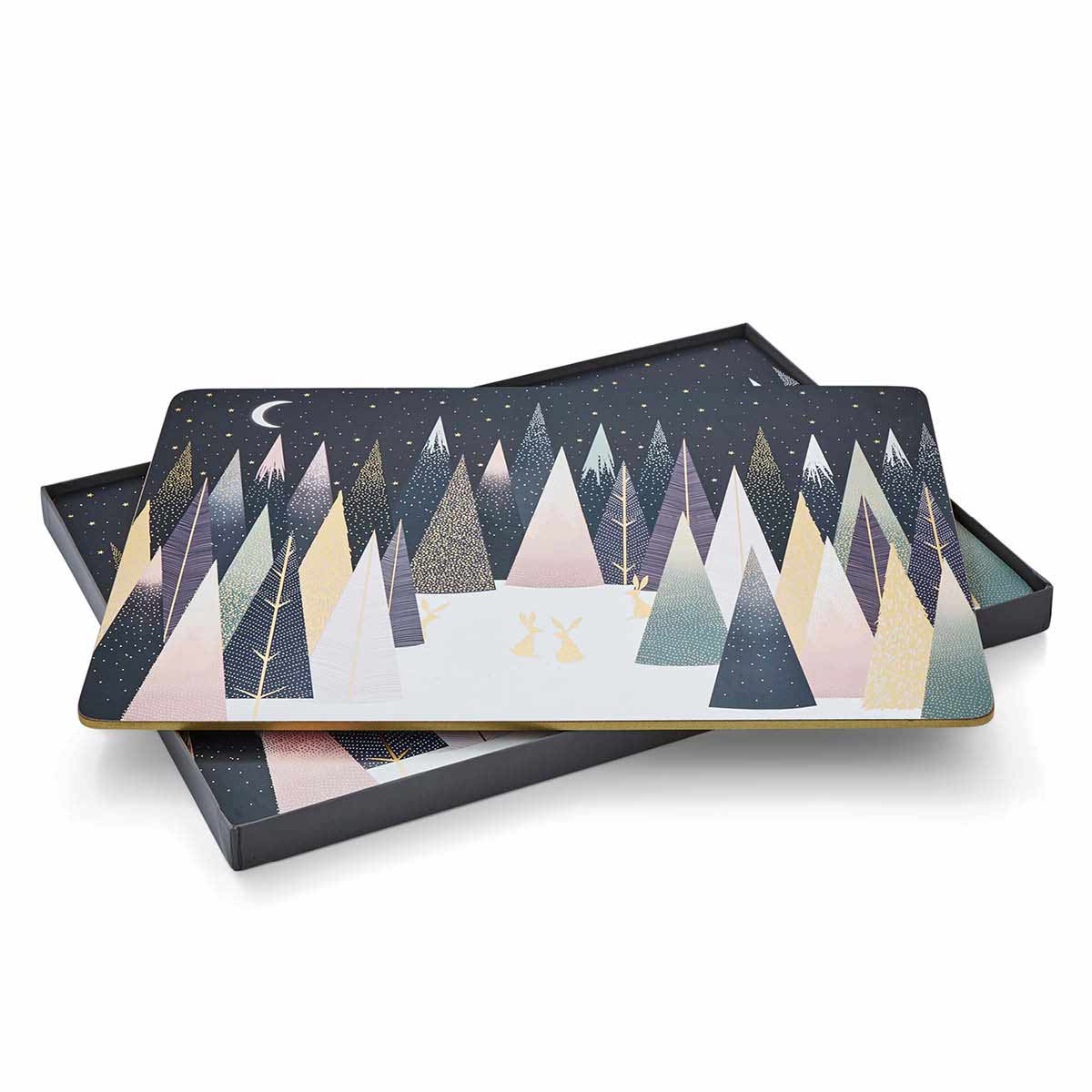 Frosted Pines Lg Placemats S/4 (s) 40.1 x 29.8cm Boxed Set