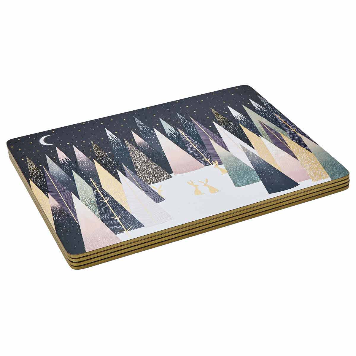 Frosted Pines Lg Placemats S/4 (s) 40.1 x 29.8cm Boxed Set