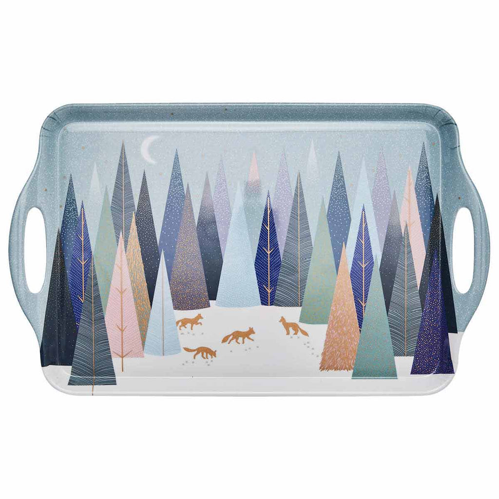 Frosted Pines Large Handled Tray 48 x 29.5cm Single