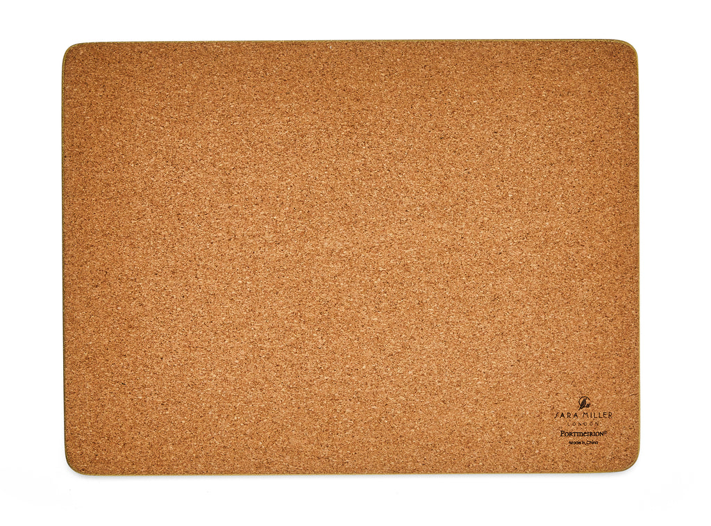 Sara Miller London Artisanne Noir Collection Chelsea Collection Placemats - Set of 4 - Green 30.5 x 23cm Boxed Set