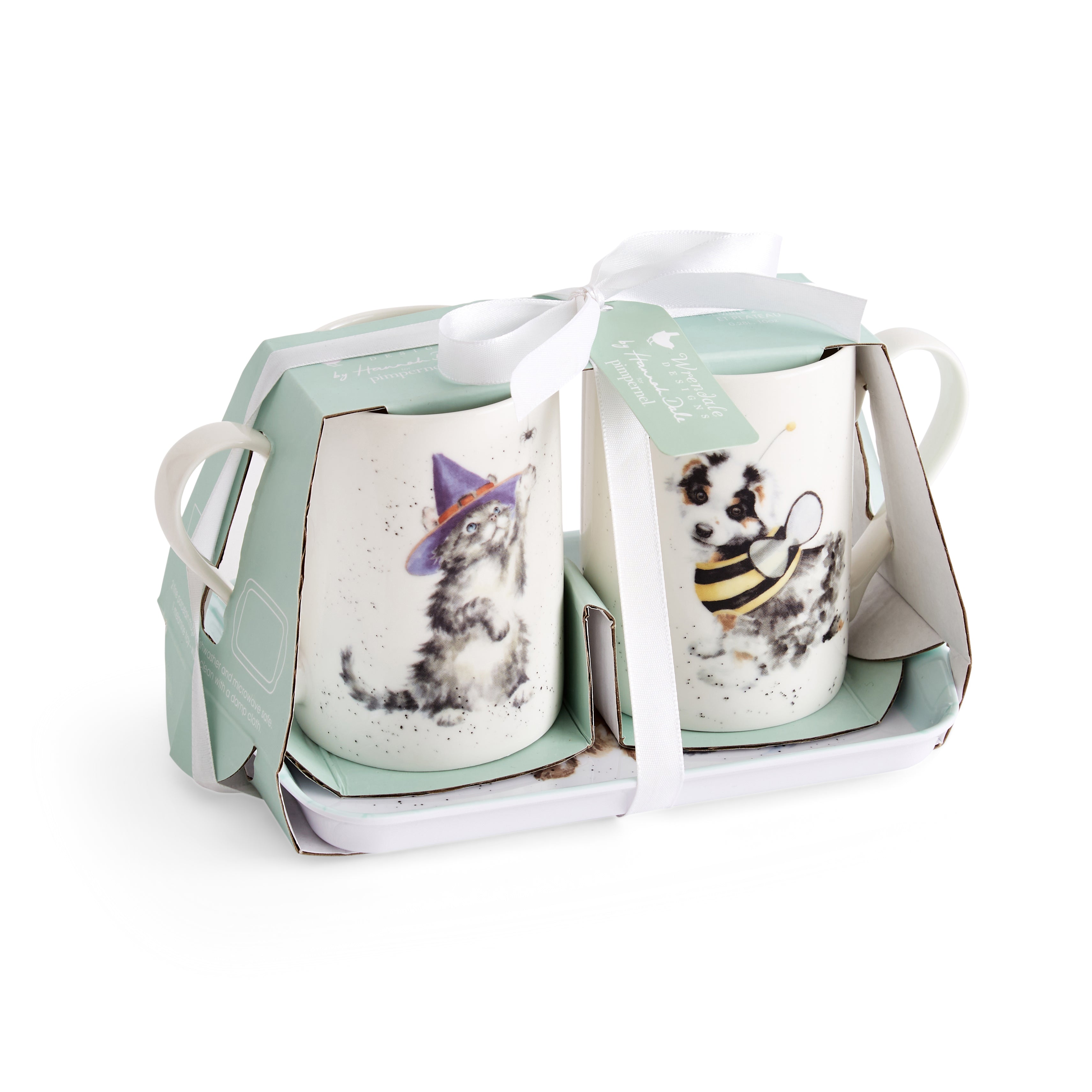 WrenWrendale Designs - Halloween Collectiondale Designs Coloured Collection Mug & Tray Set (Cats & Dogs) Mug 0.30L 
Tray 21 x 14cm Single