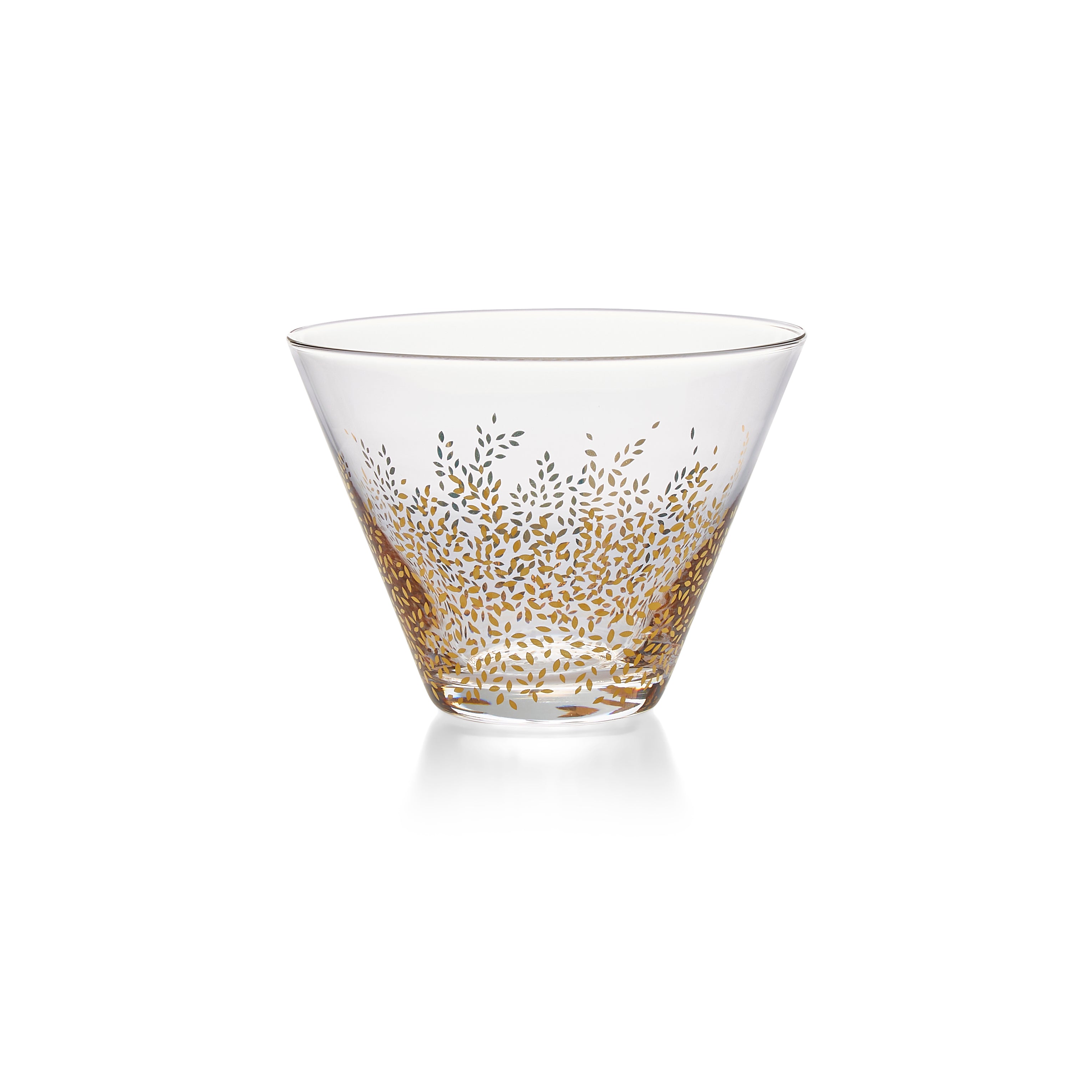 Sara Miller London Artisanne Noir Collection Glass Bowls - Set of 2 11.4cm Boxed Set