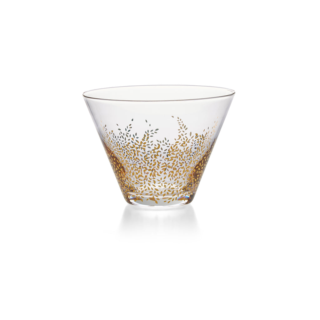 Sara Miller London Artisanne Noir Collection Glass Bowls - Set of 2 11.4cm Boxed Set
