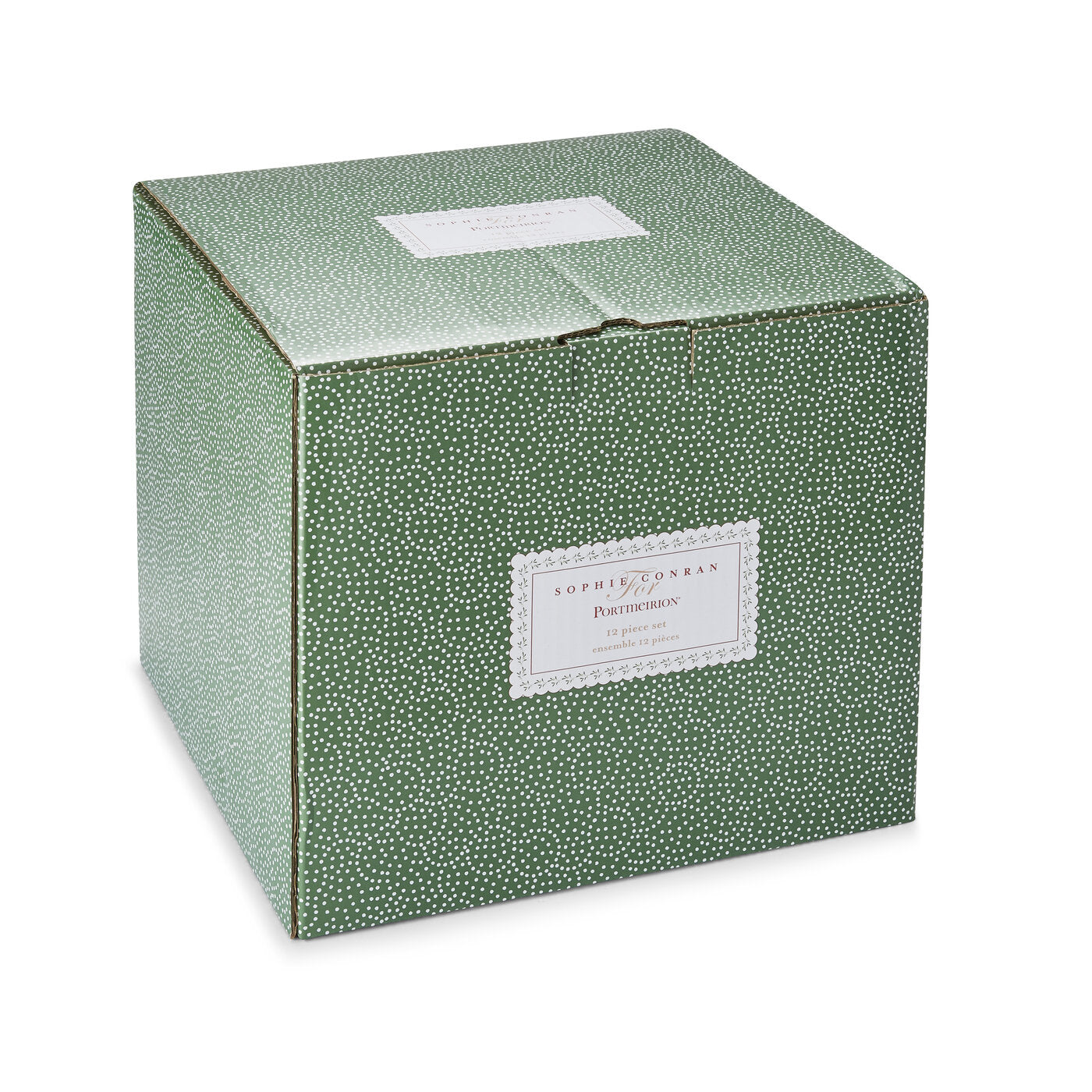 Sophie Conran for Portmeirion Mistletoe  12 Piece Set Plate 28cm, Plate 20cm,Bowl 19cm Boxed Set