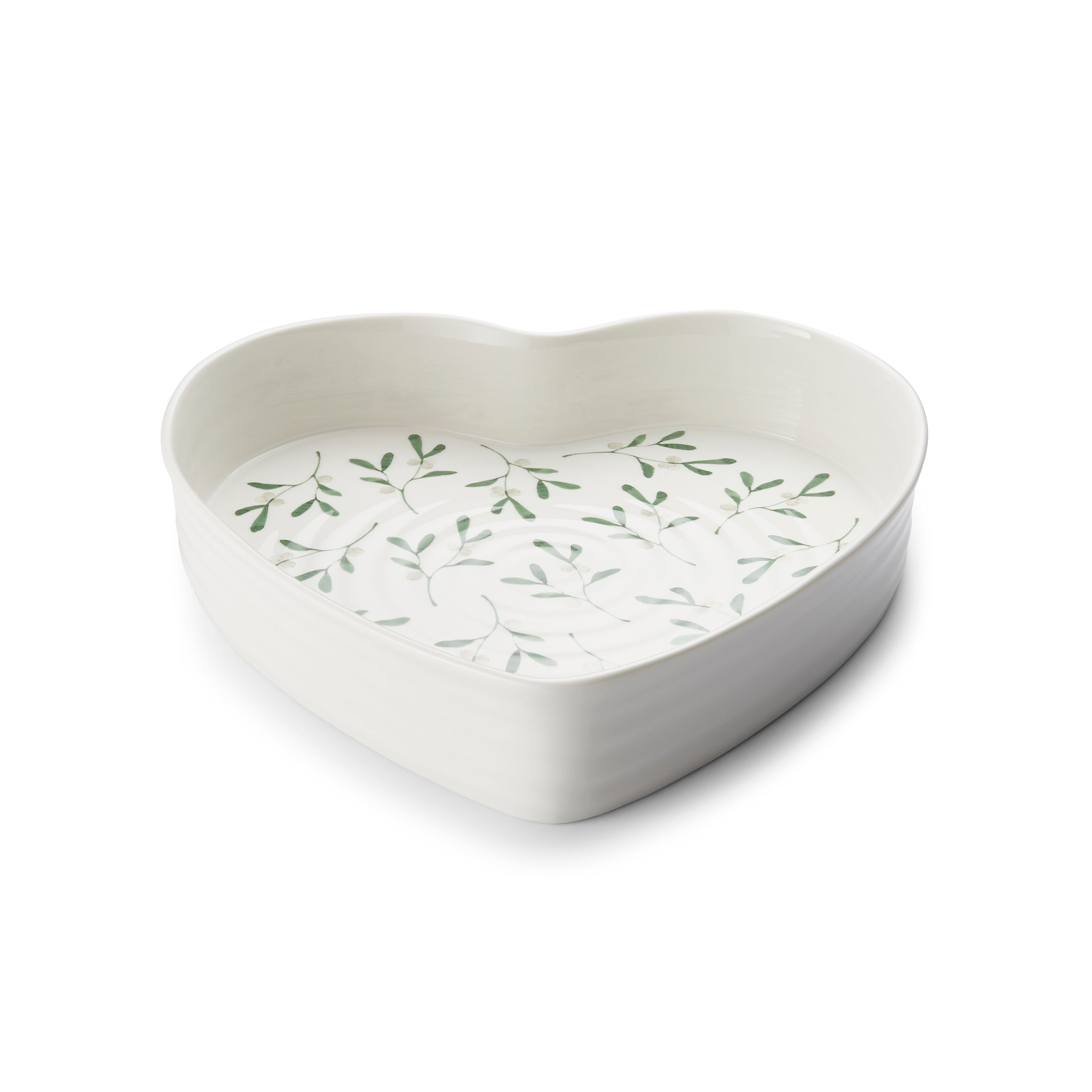 Sophie Conran for Portmeirion Mistletoe Heart Baking Dish 25cm Single