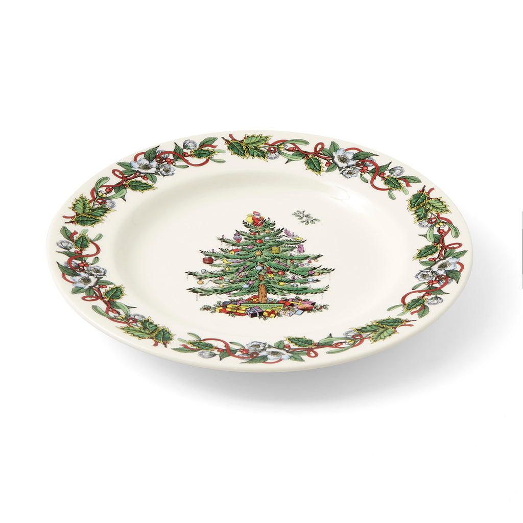 Christmas Tree Wreath Plate