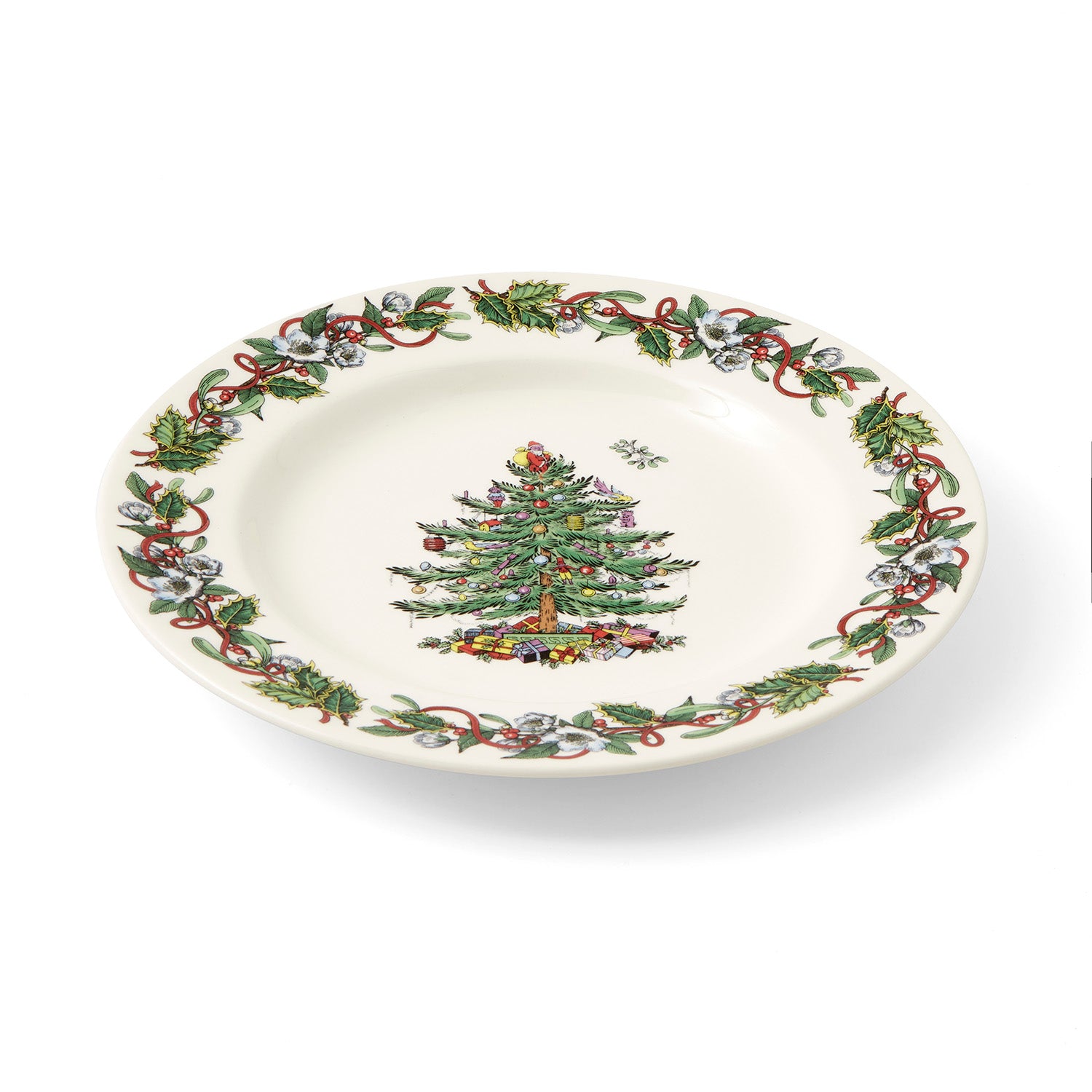 Christmas Tree Wreath Plate