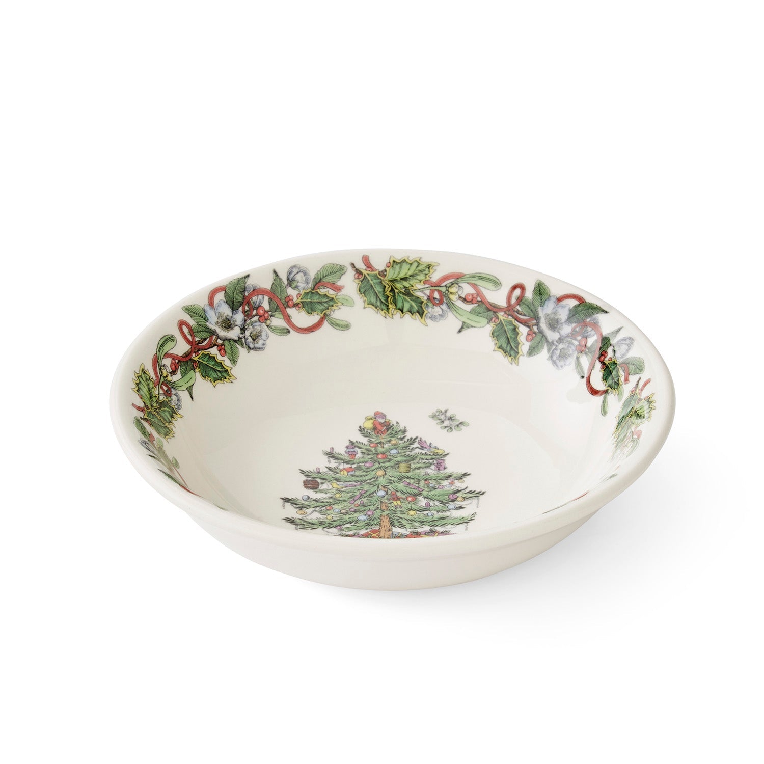 Christmas Tree Wreath   Small Cereal Bowls