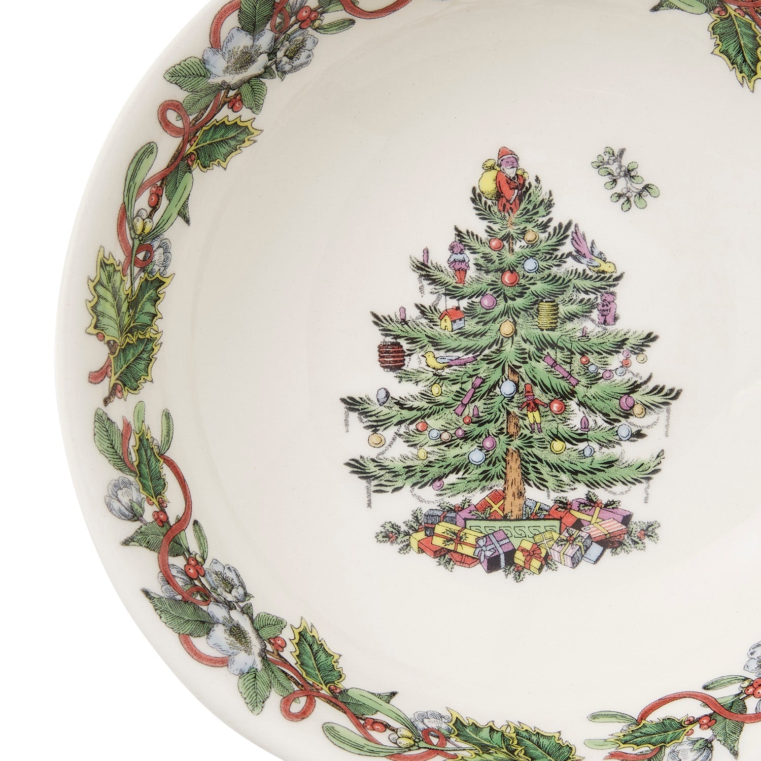 Christmas Tree Wreath   Small Cereal Bowls