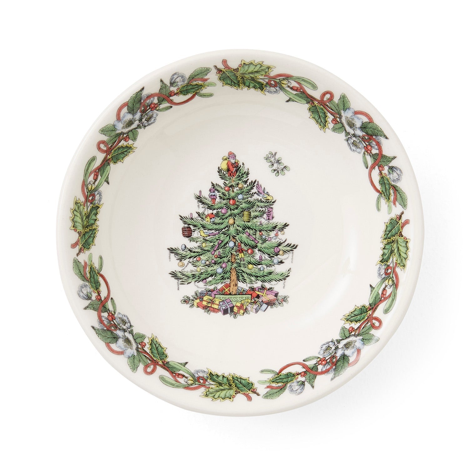 Christmas Tree Wreath   Small Cereal Bowls