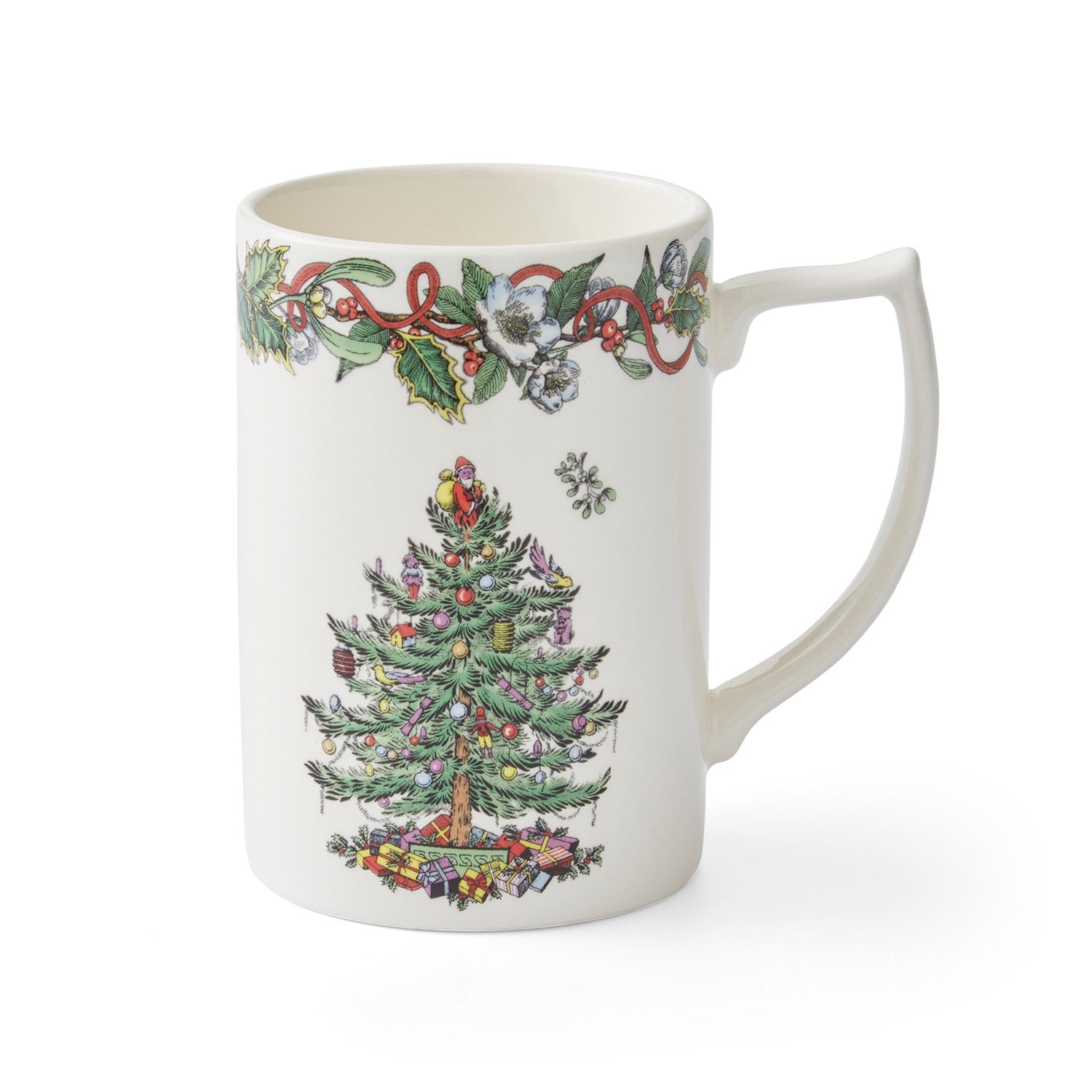 Spode Christmas Tree Wreath Mug Set 4