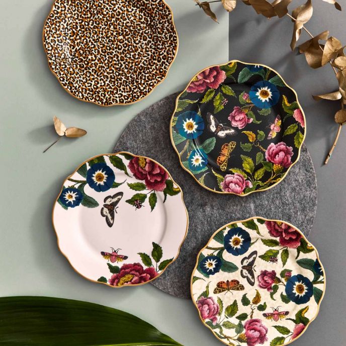 Creatures of Curiosity Dessert Plates Set of 4