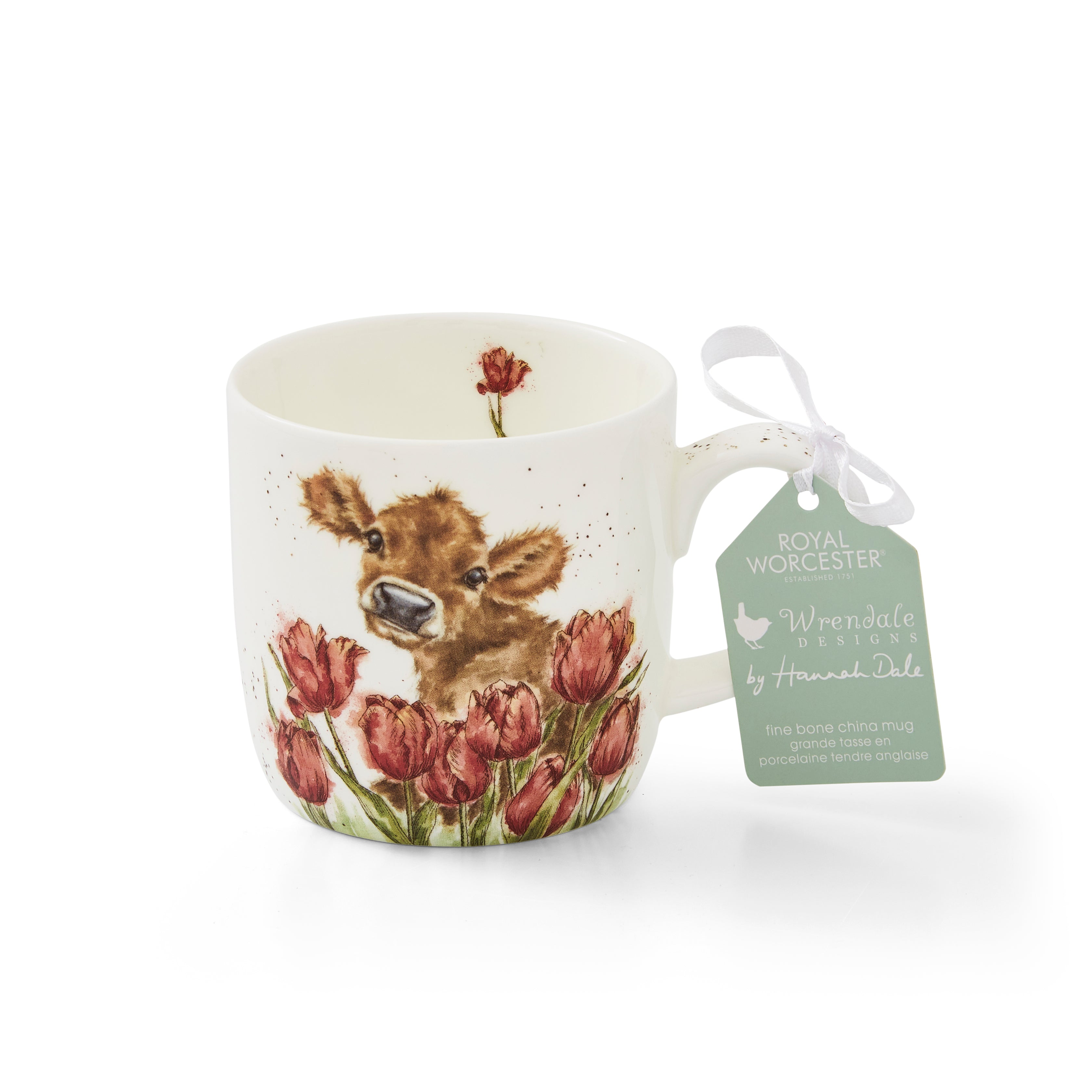 Royal Worcester Wrendale Designs Bessie (Cow) 0.31L Set of 6