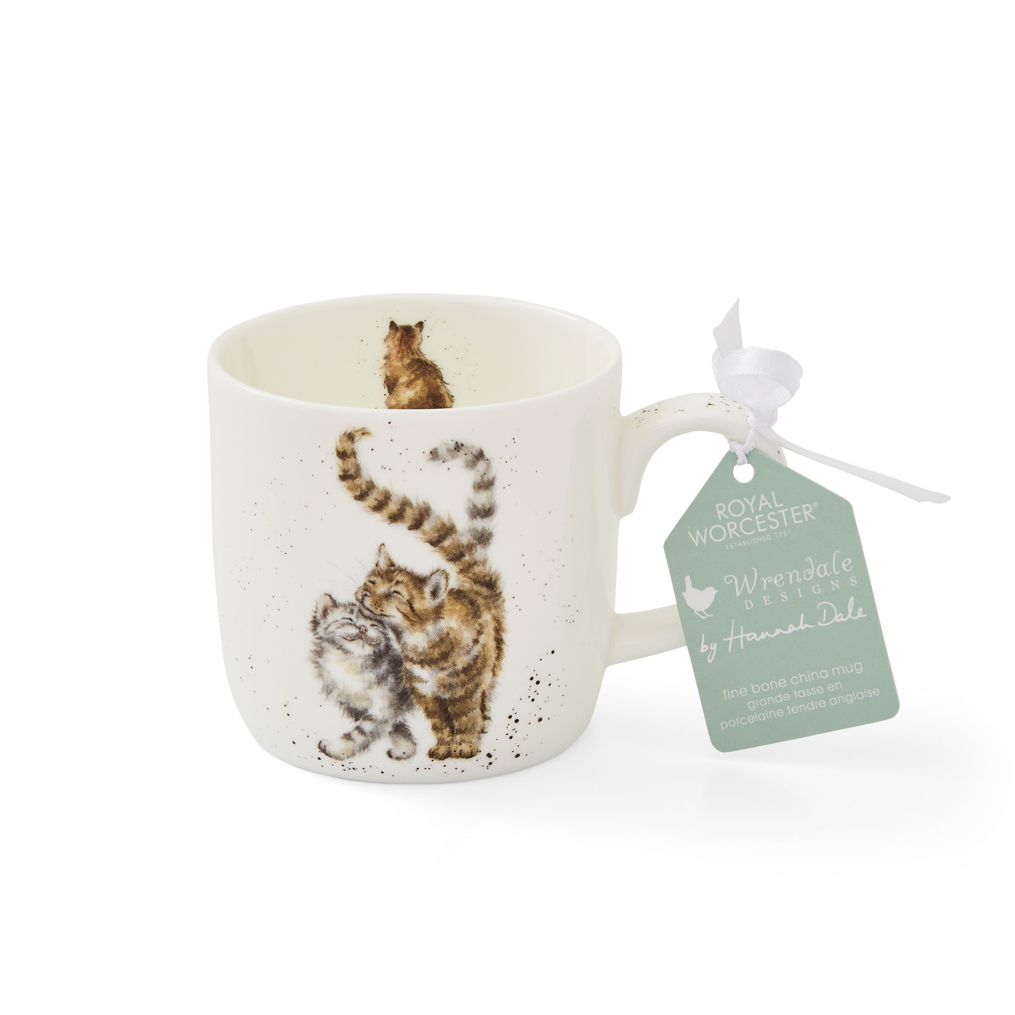 Royal Worcester Wrendale Designs Feline Good (Cat) 0.31L Set of 6