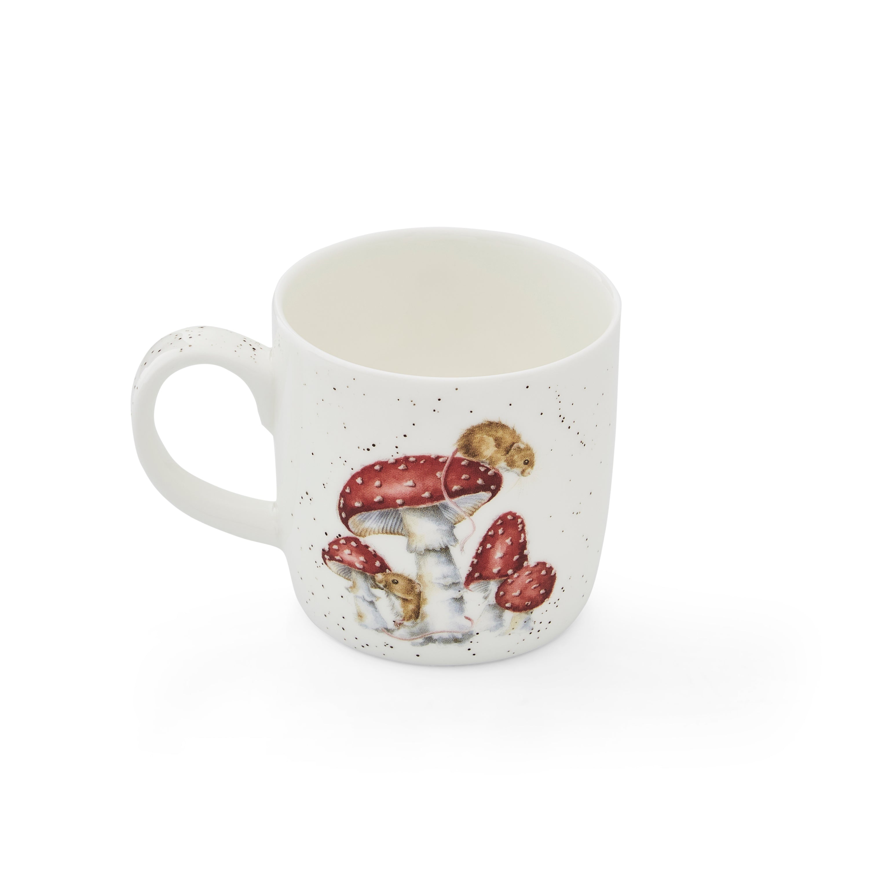Royal Worcester Wrendale Designs He's a Fun-gi (Mouse & Mushroom) 0.31L Set of 6