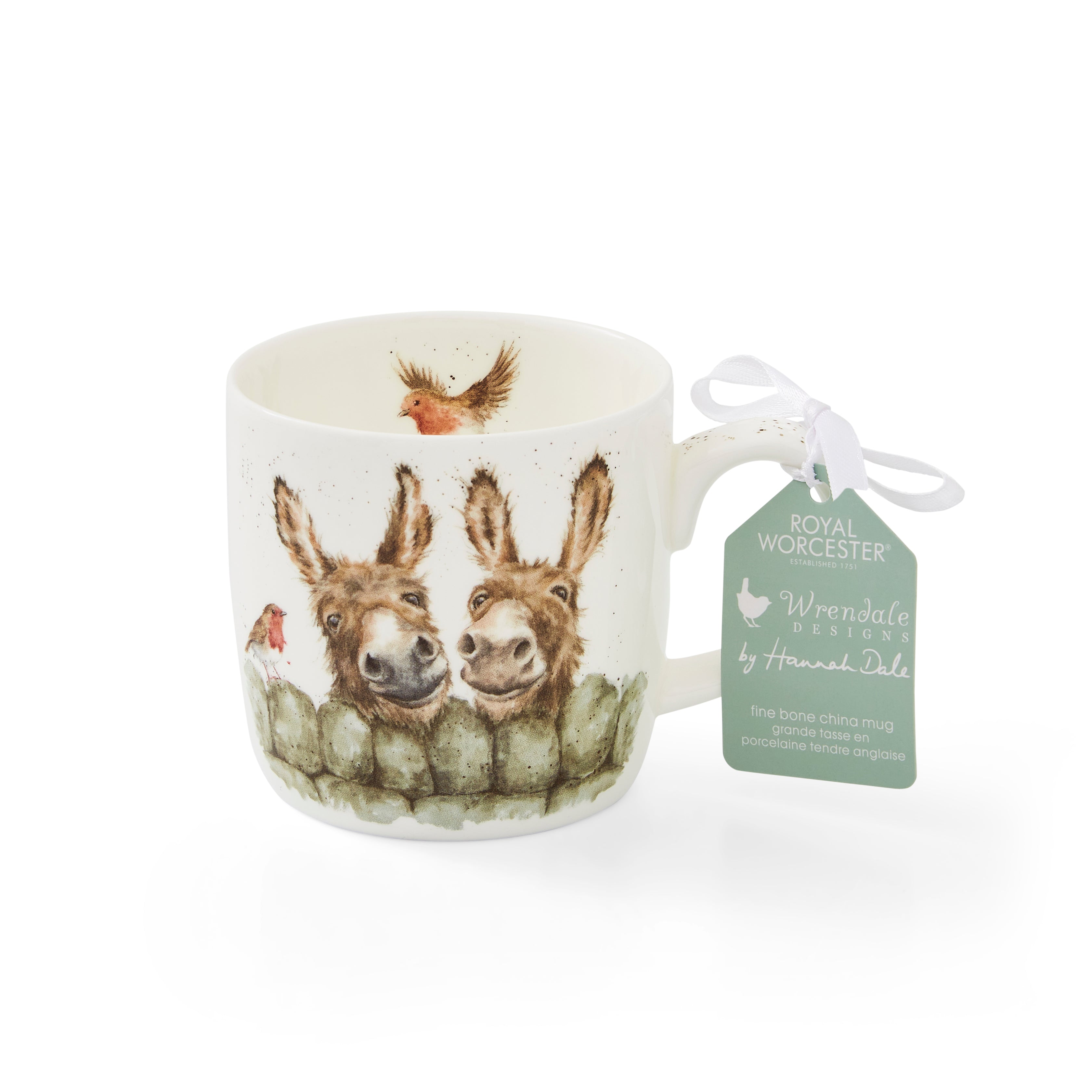 Royal Worcester Wrendale Designs Hee Haw (Donkey) 0.31L Set of 6