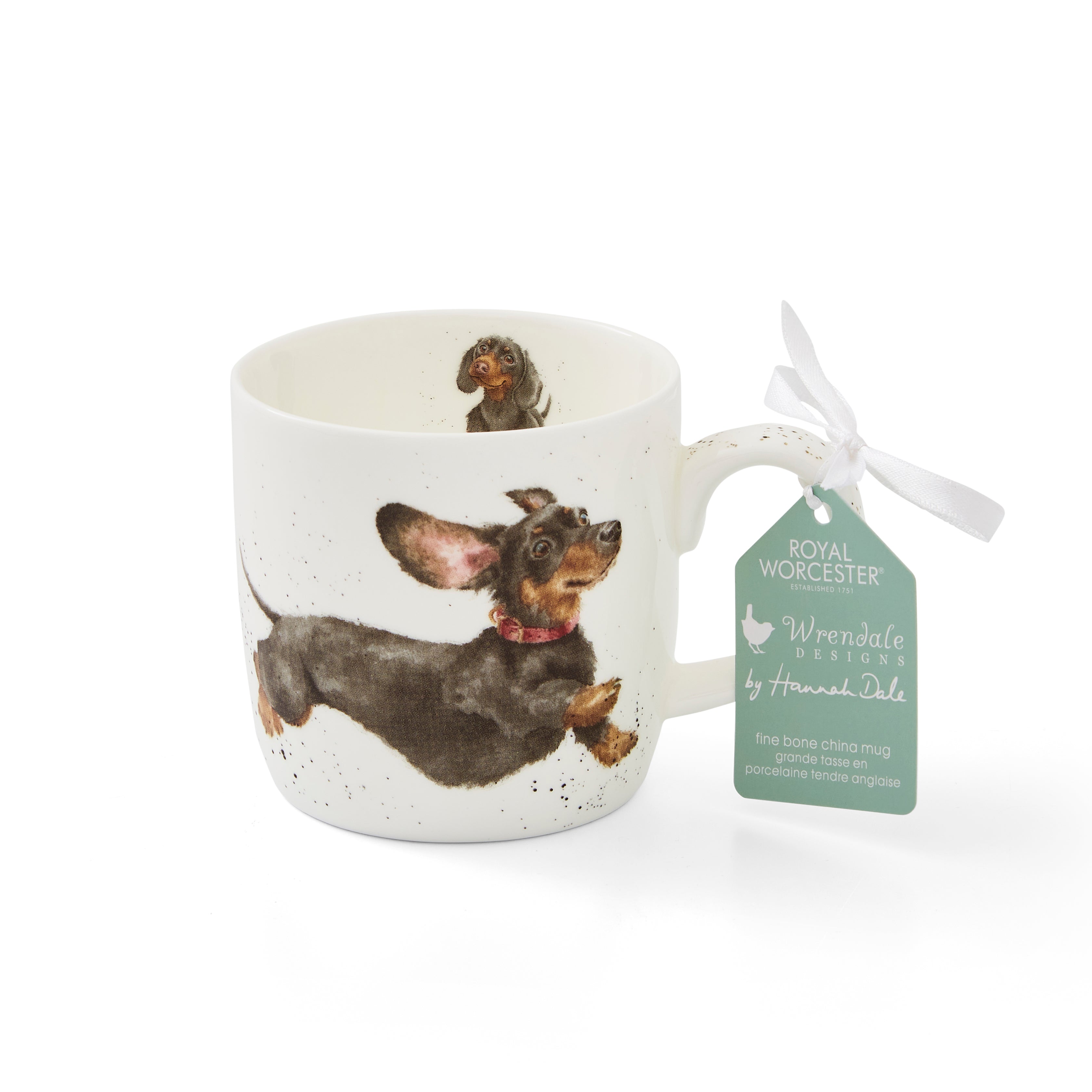 Royal Worcester Wrendale Designs That Friday Feeling (Dog) 0.31L Set of 6