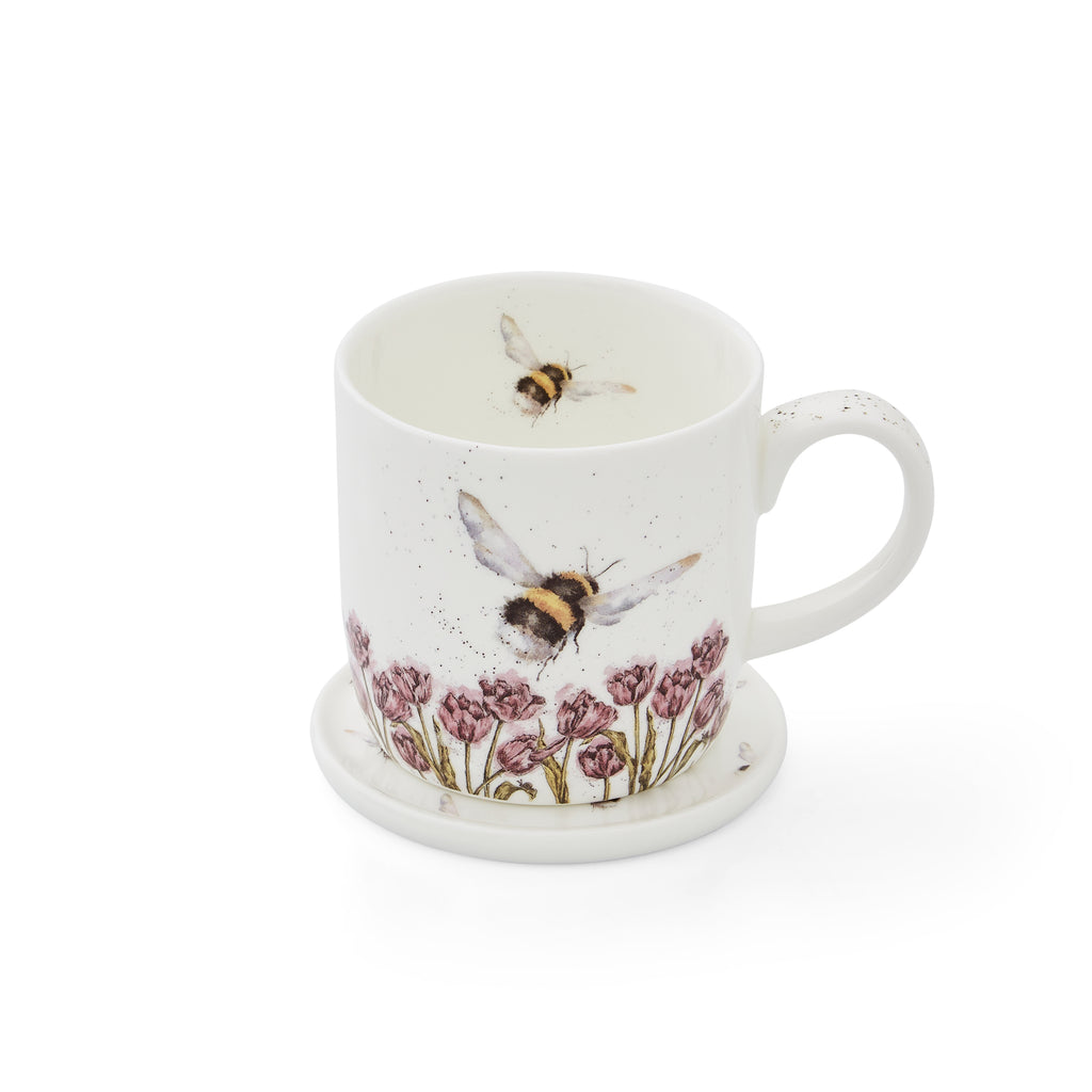 The Bee Collection Mug & Coaster Set - Flight of the Bumblebee Mug 0.31L
Coaster 9.5cm Boxed Set