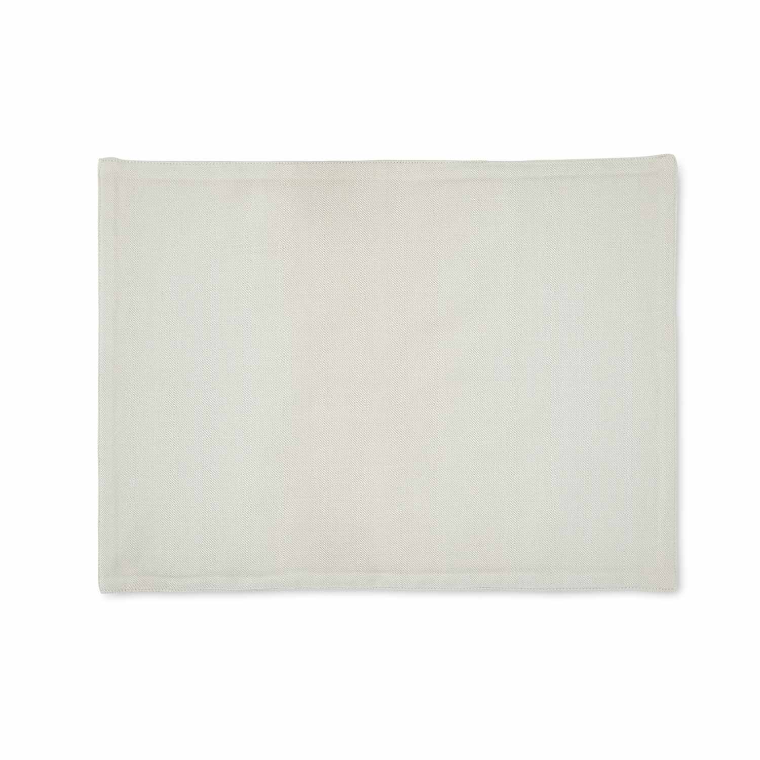 Lavandula Textile Placemat S/2 - Dove Grey 43 x 32cm Banded Set
