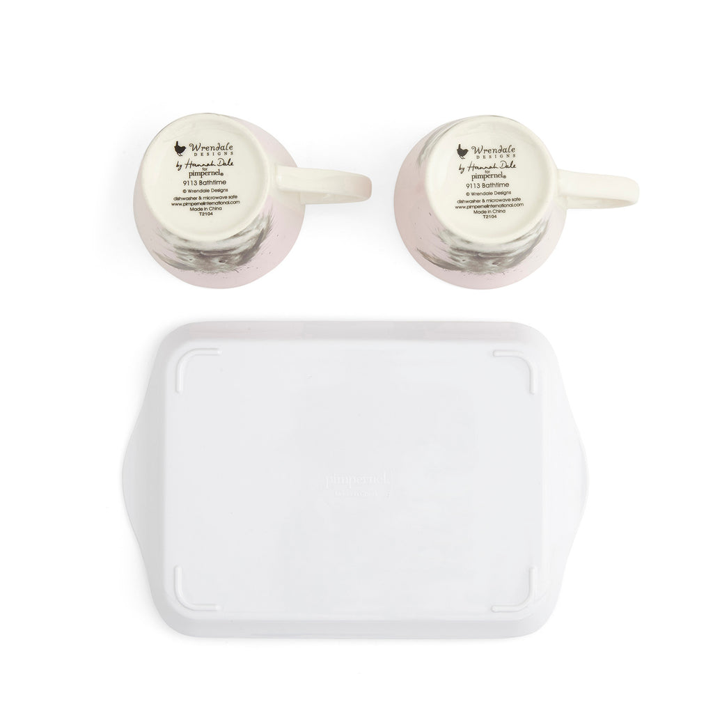 Wrendale Designs Coloured Collection Lap Tray Mug 0.18L 
Tray 21 x 14cm Single
