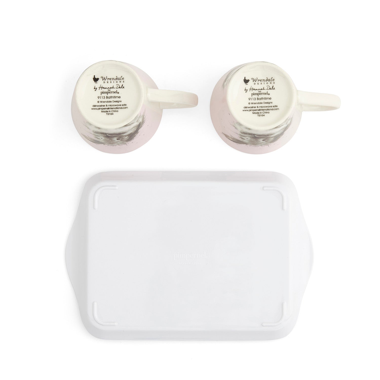 Wrendale Designs Coloured Collection Lap Tray Mug 0.18L 
Tray 21 x 14cm Single