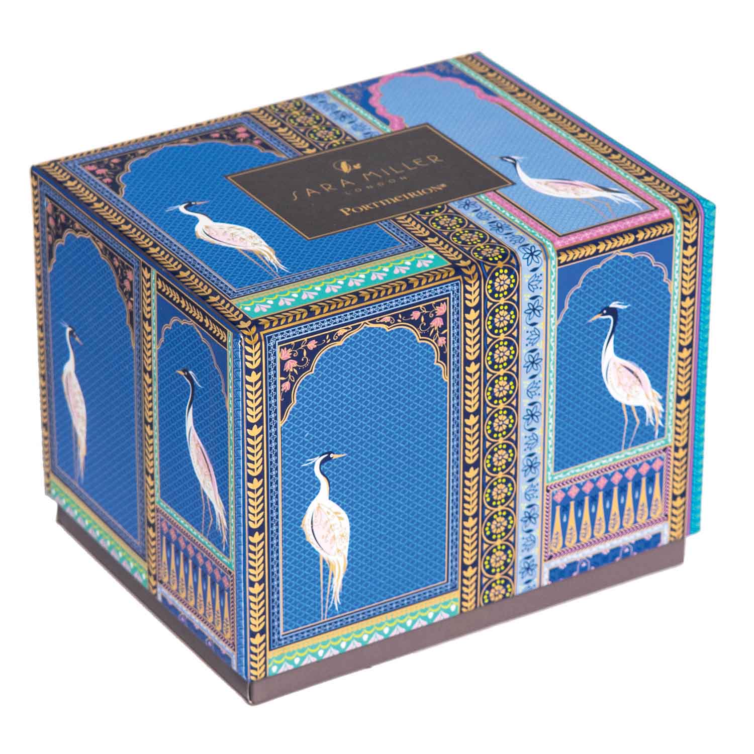 Sara Miller London Artisanne Noir Collection Mug - Lattice Window's - Indigo 0.34L Single