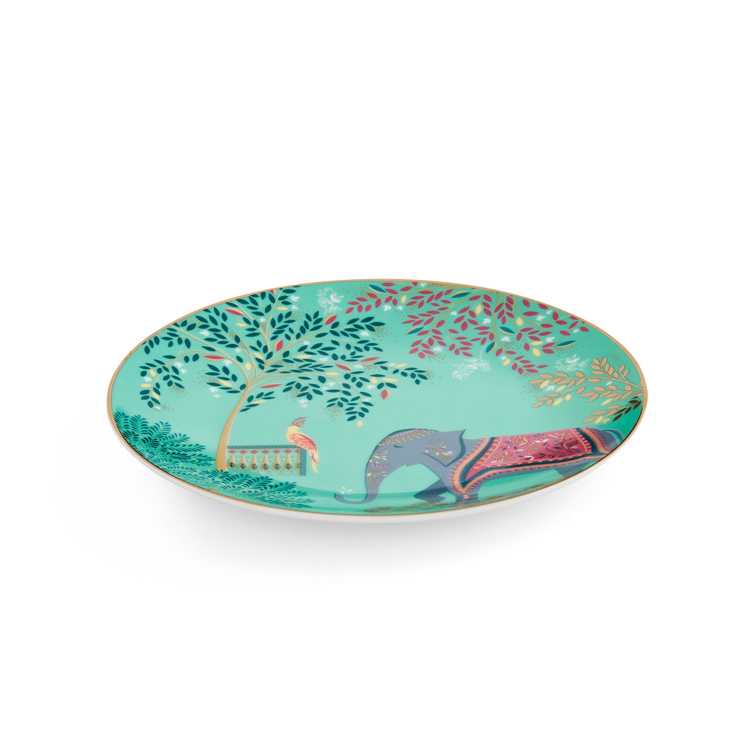 Sara Miller London Artisanne Noir Collection Cake Plates - Set of 4 Assorted 20cm Boxed Set