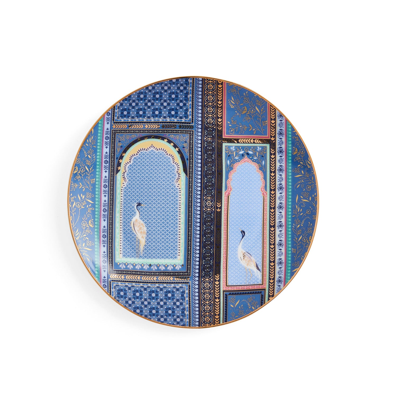 Sara Miller London Artisanne Noir Collection Cake Plates - Set of 4 Assorted 20cm Boxed Set