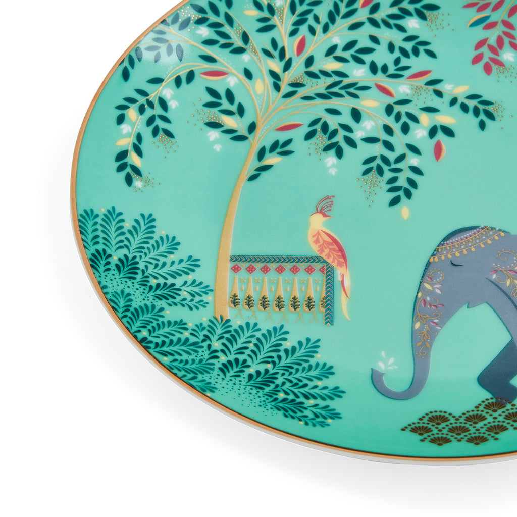 Sara Miller London Artisanne Noir Collection Cake Plates - Set of 4 Assorted 20cm Boxed Set
