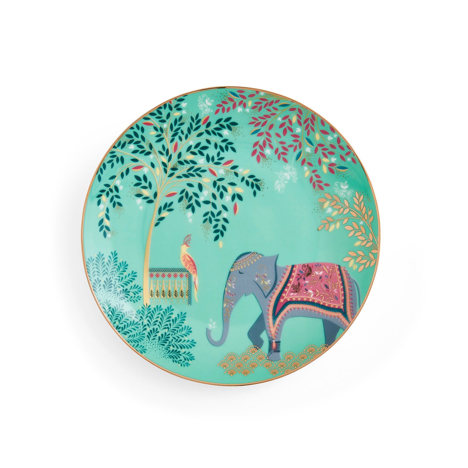 Sara Miller London Artisanne Noir Collection Cake Plates - Set of 4 Assorted 20cm Boxed Set