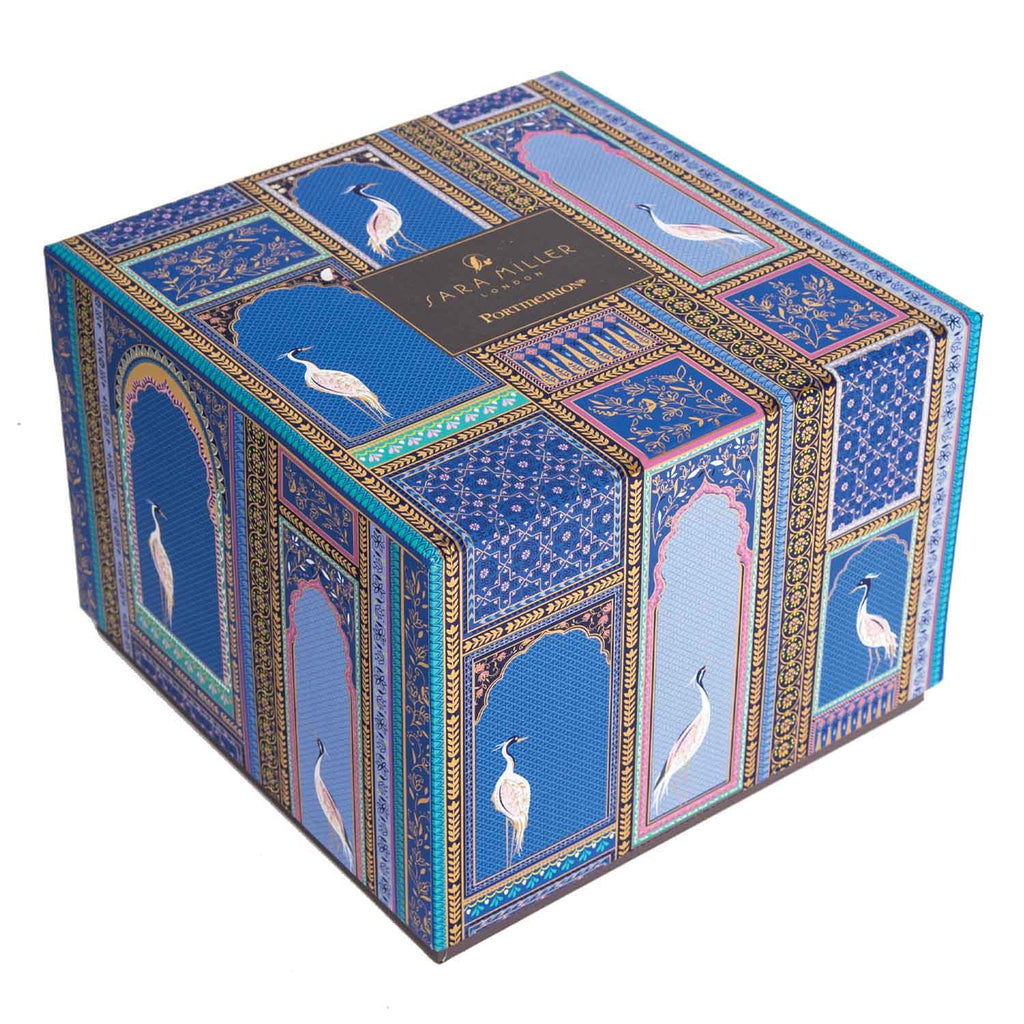 Sara Miller London  India Collection Teapot - Lattice Window's - Indigo 1.1L Single